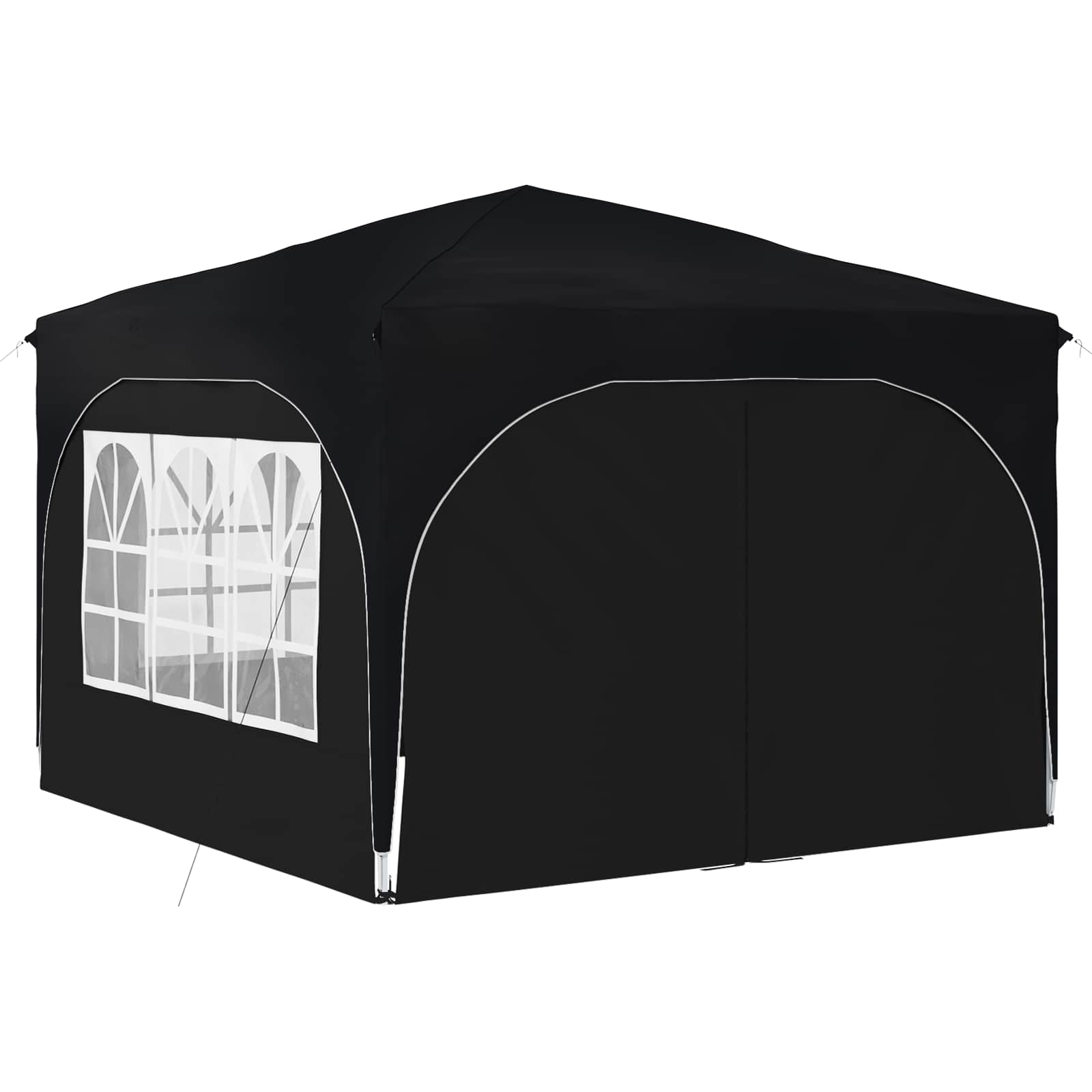 Pop-up Partyzelt 290 x 290 x 245 cm Antrazit