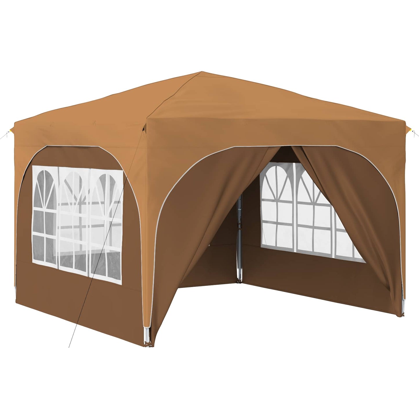 Pop-up Partyzelt 290 x 290 x 245 cm Beige