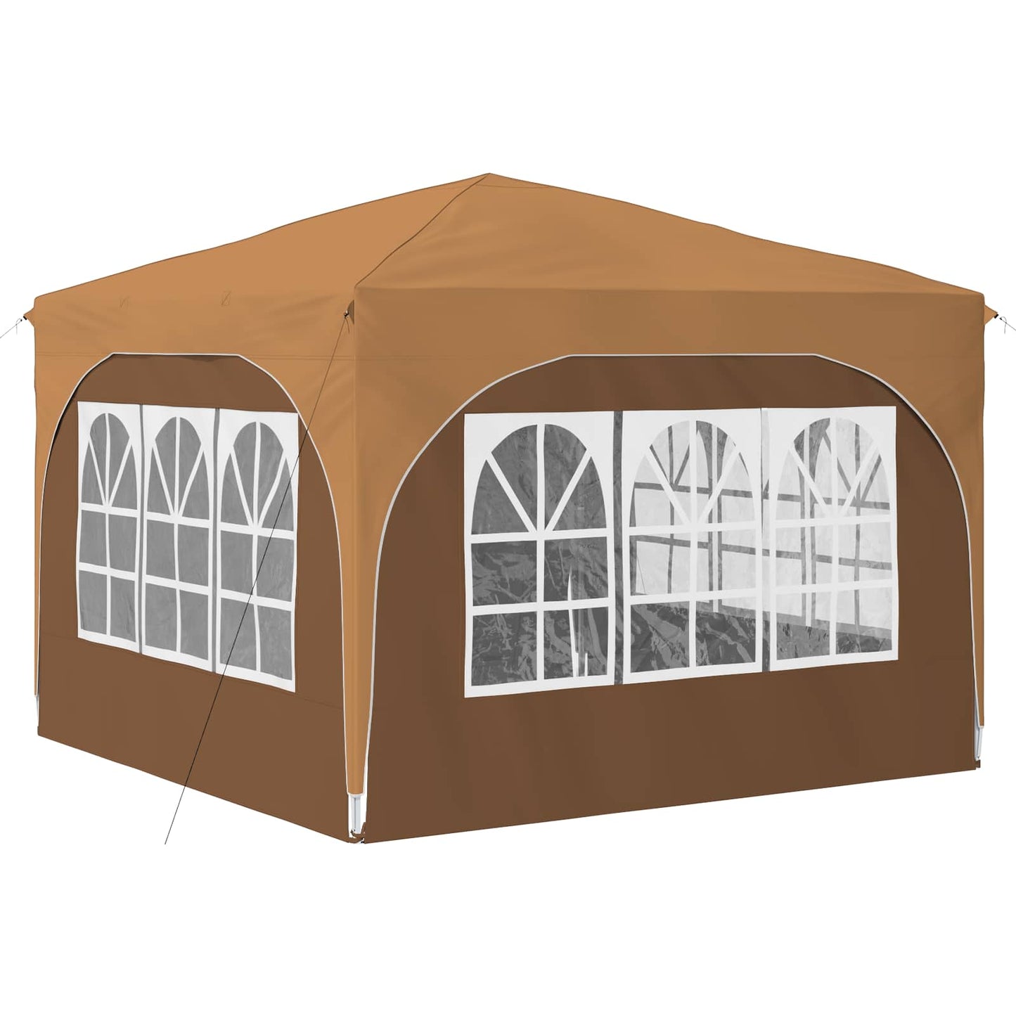 Pop-up Partyzelt 290 x 290 x 245 cm Beige