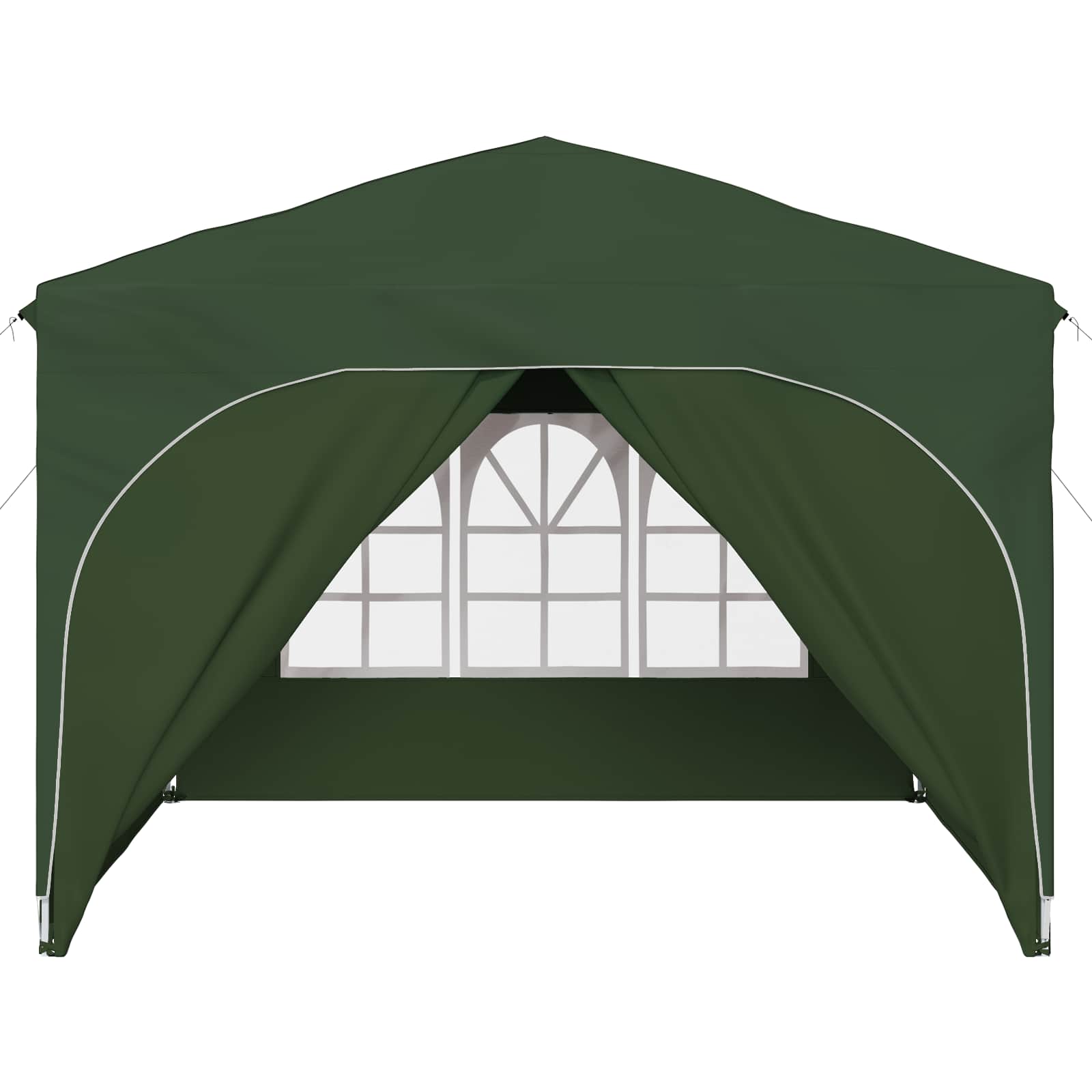 Pop-up Partyzelt 290 x 290 x 245 cm Grün