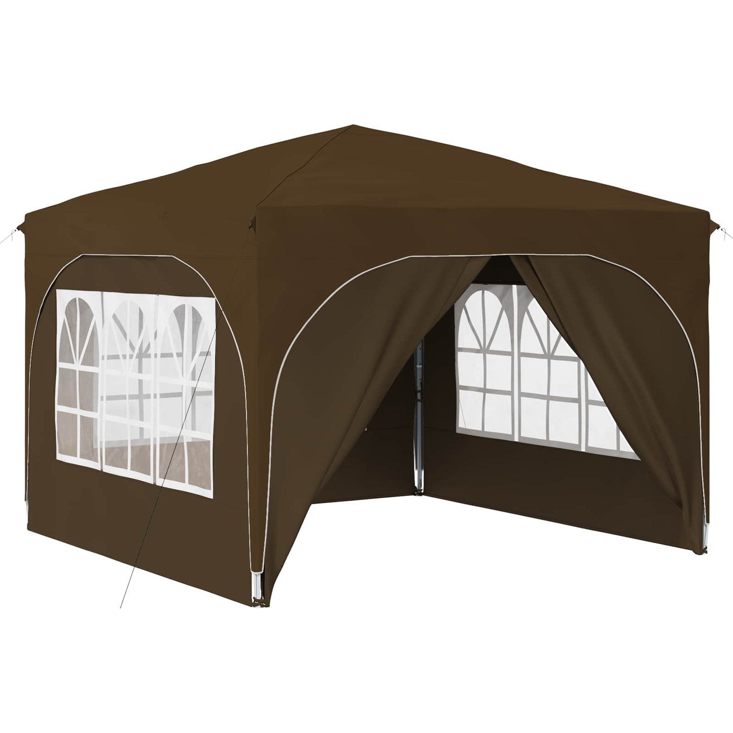 Pop-up Partyzelt 290 x 290 x 245 cm Taupe