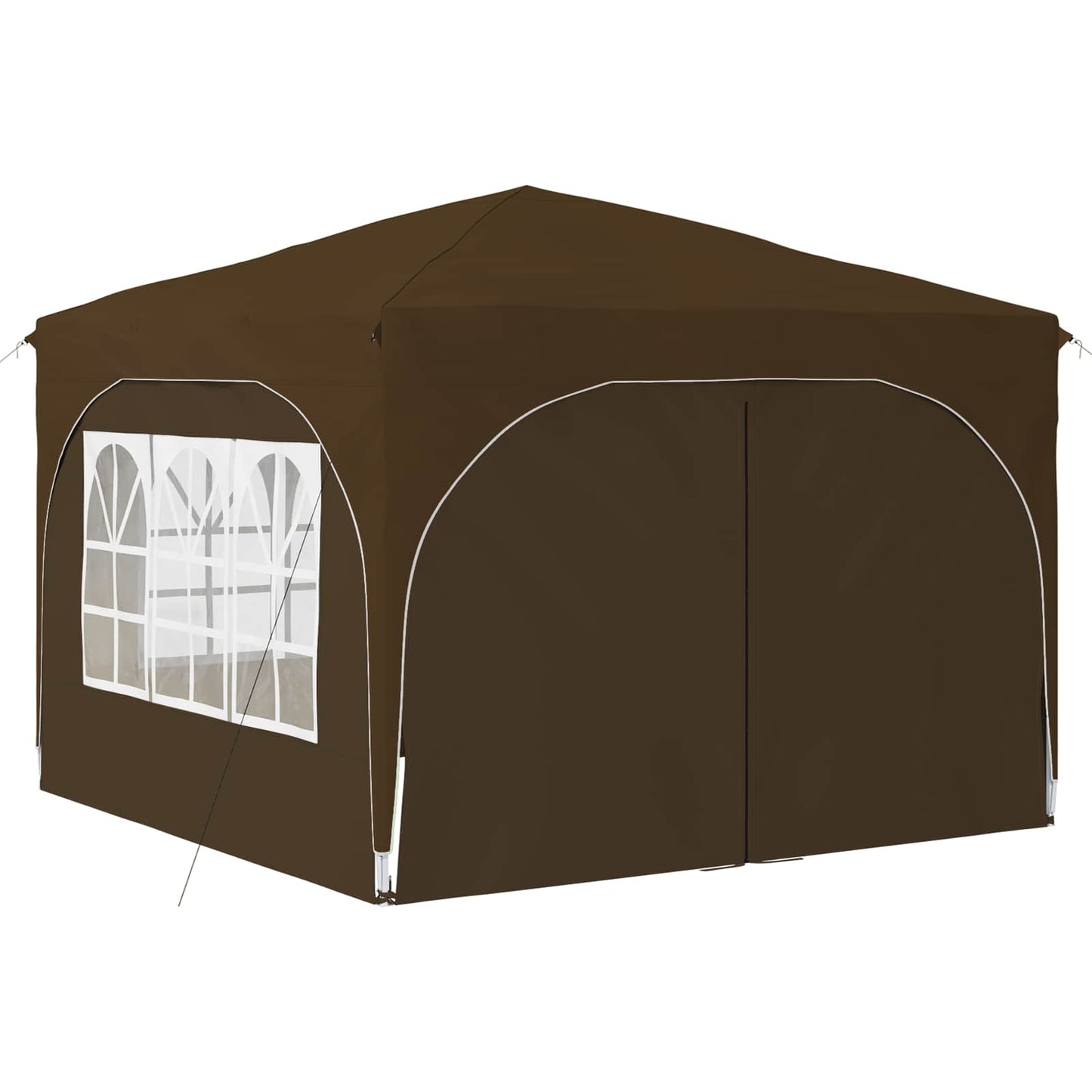 Pop-up Partyzelt 290 x 290 x 245 cm Taupe