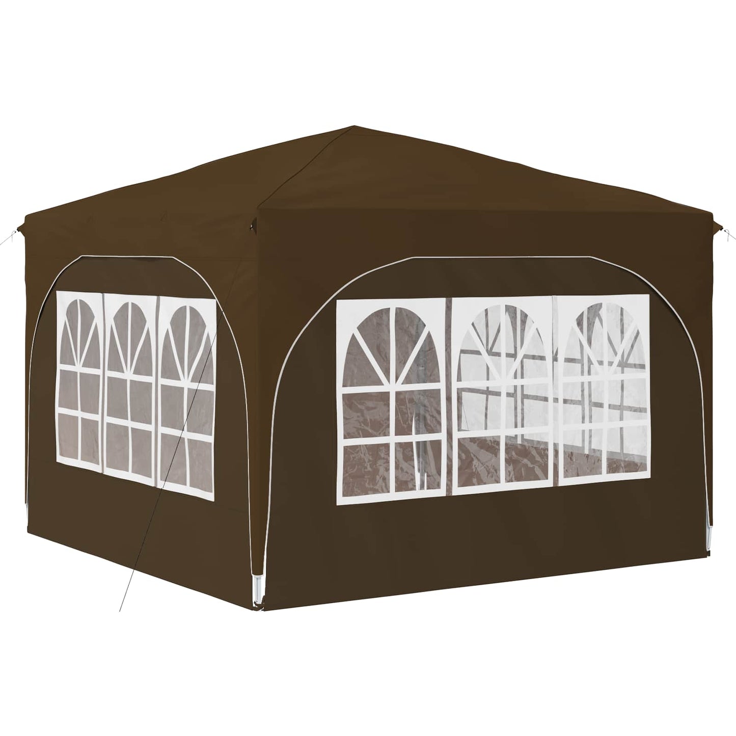 Pop-up Partyzelt 290 x 290 x 245 cm Taupe