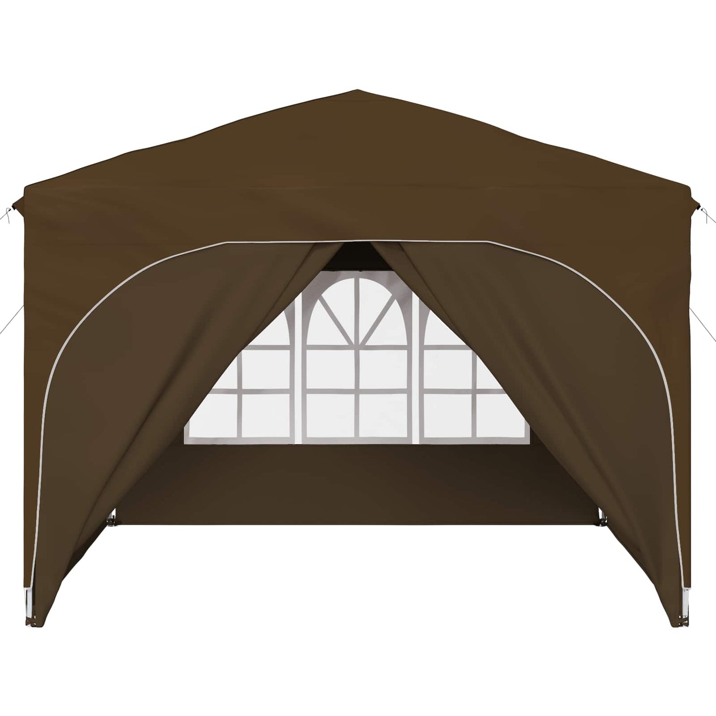 Pop-up Partyzelt 290 x 290 x 245 cm Taupe