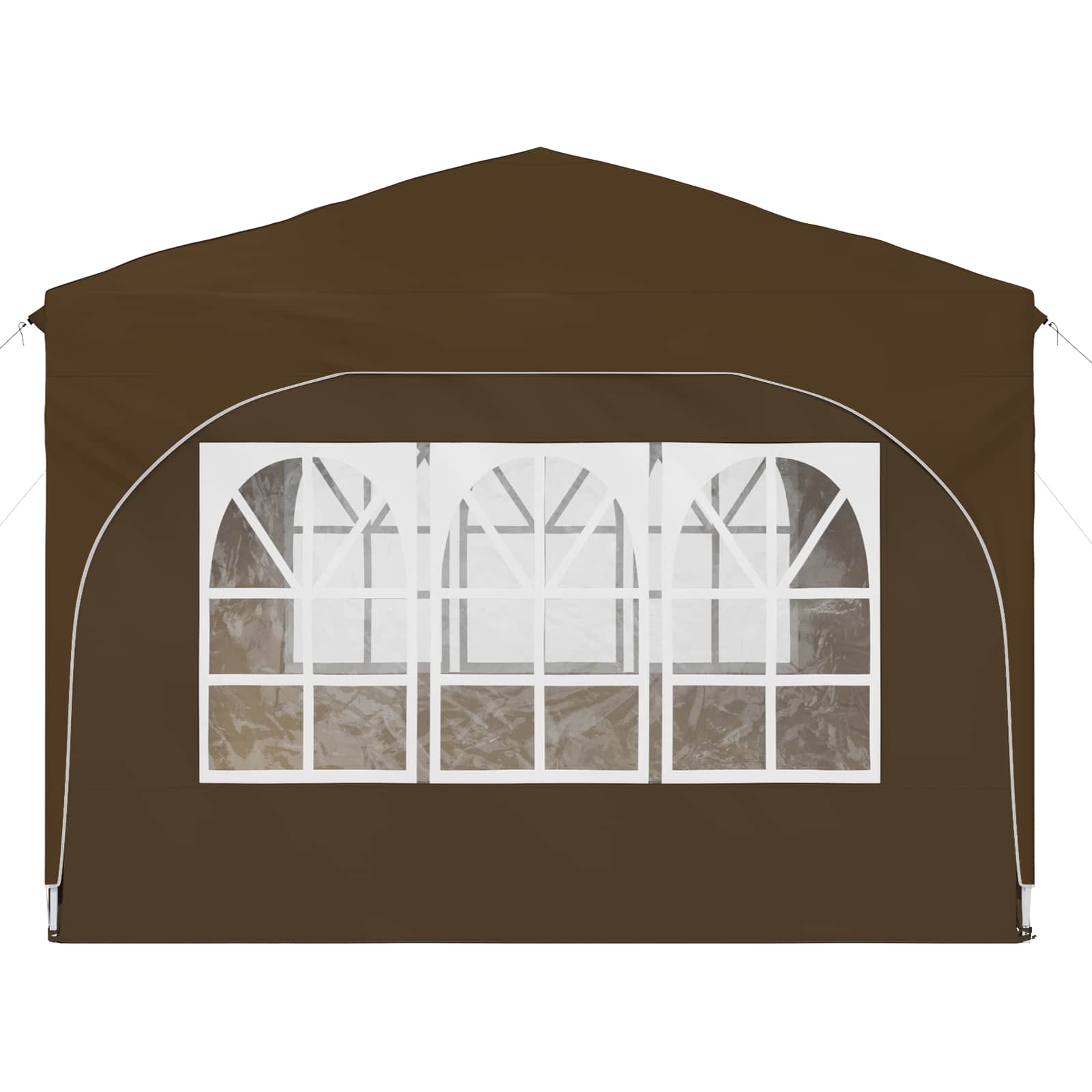 Pop-up Partyzelt 290 x 290 x 245 cm Taupe