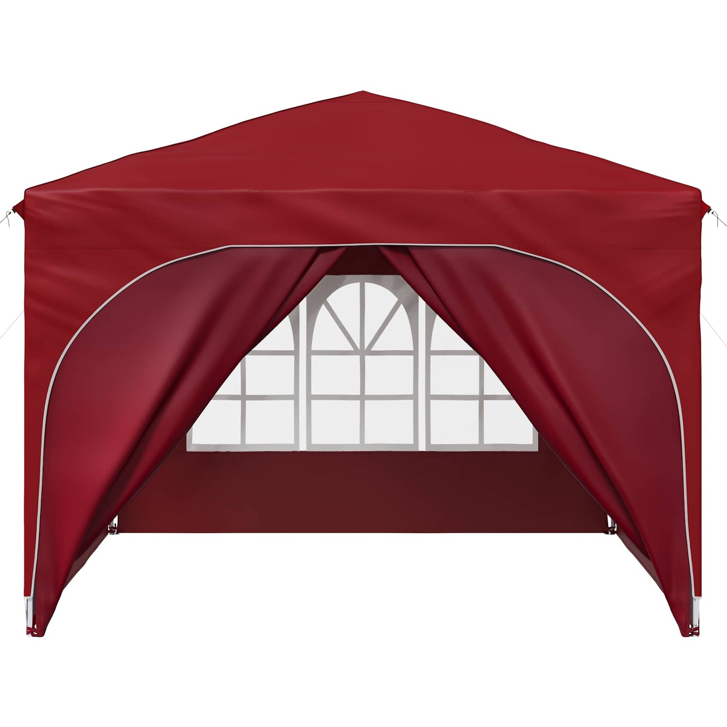 Pop-up Partyzelt 290 x 290 x 245 cm Bordeauxrot