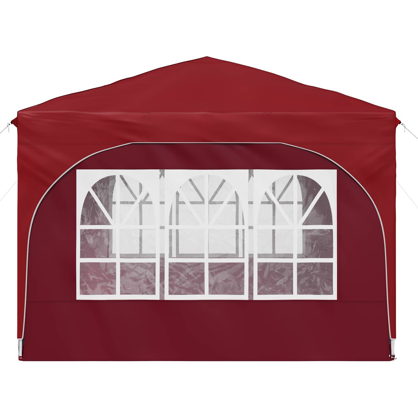 Pop-up Partyzelt 290 x 290 x 245 cm Bordeauxrot