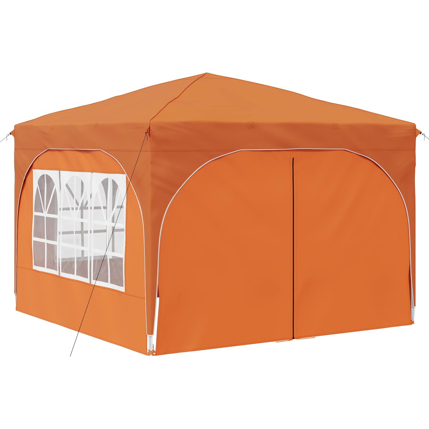 Pop-up Partyzelt 290 x 290 x 245 cm Orange