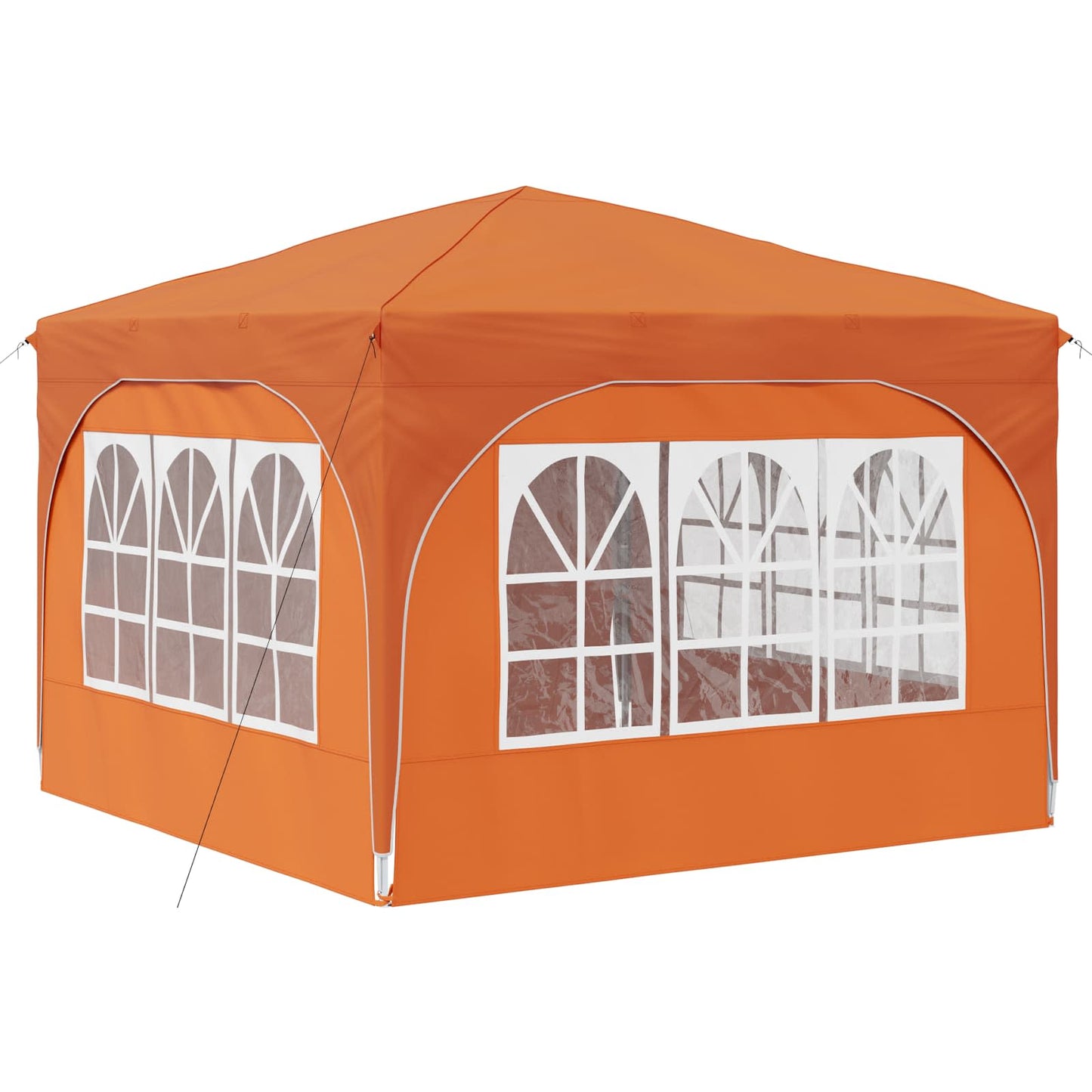 Pop-up Partyzelt 290 x 290 x 245 cm Orange