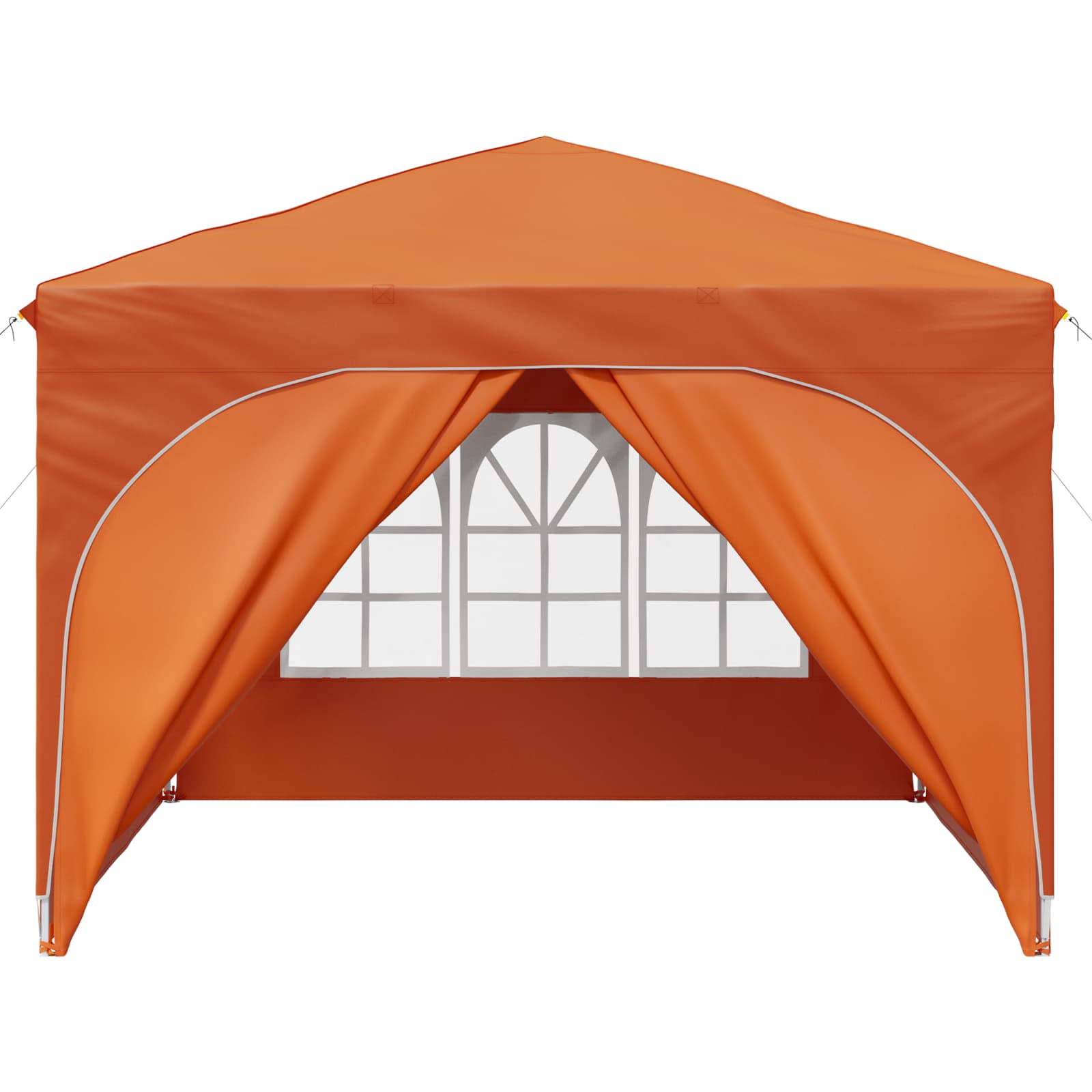 Pop-up Partyzelt 290 x 290 x 245 cm Orange