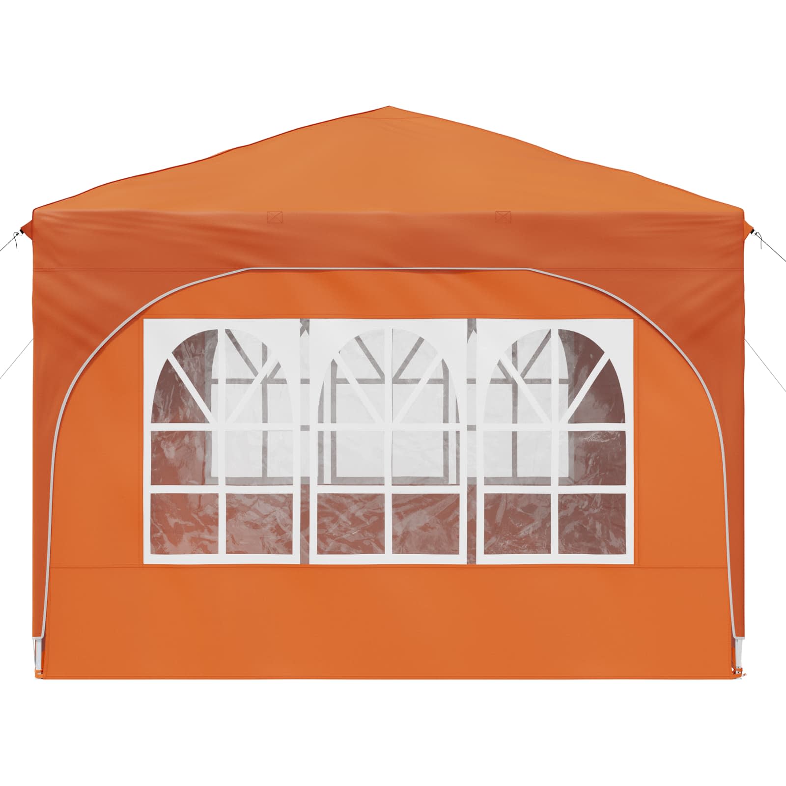 Pop-up Partyzelt 290 x 290 x 245 cm Orange