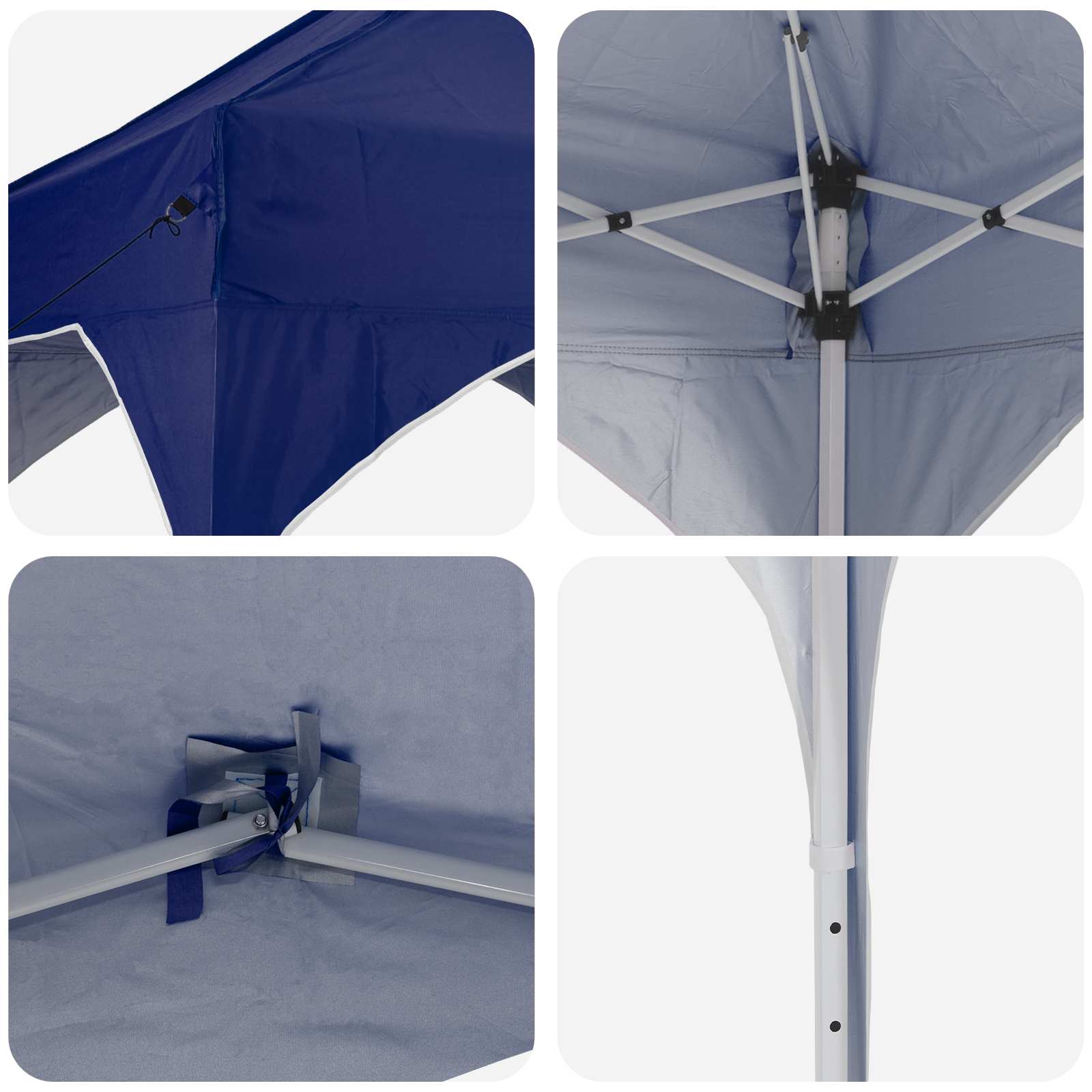 Pop-up Partyzelt 575 x 288 x 245 cm Blau Oxford-Stoff