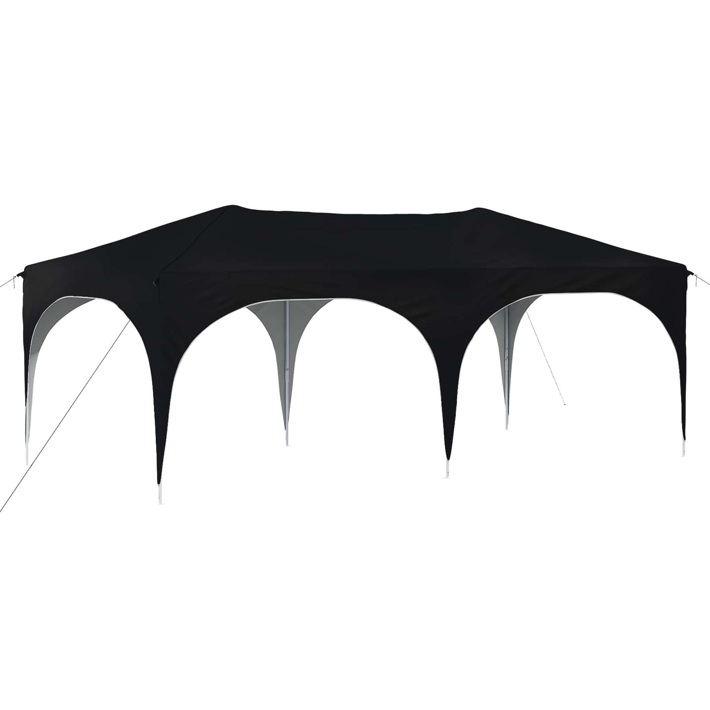 Pop-up Partyzelt 575 x 288 x 245 cm Anthrazit Oxford-Stoff