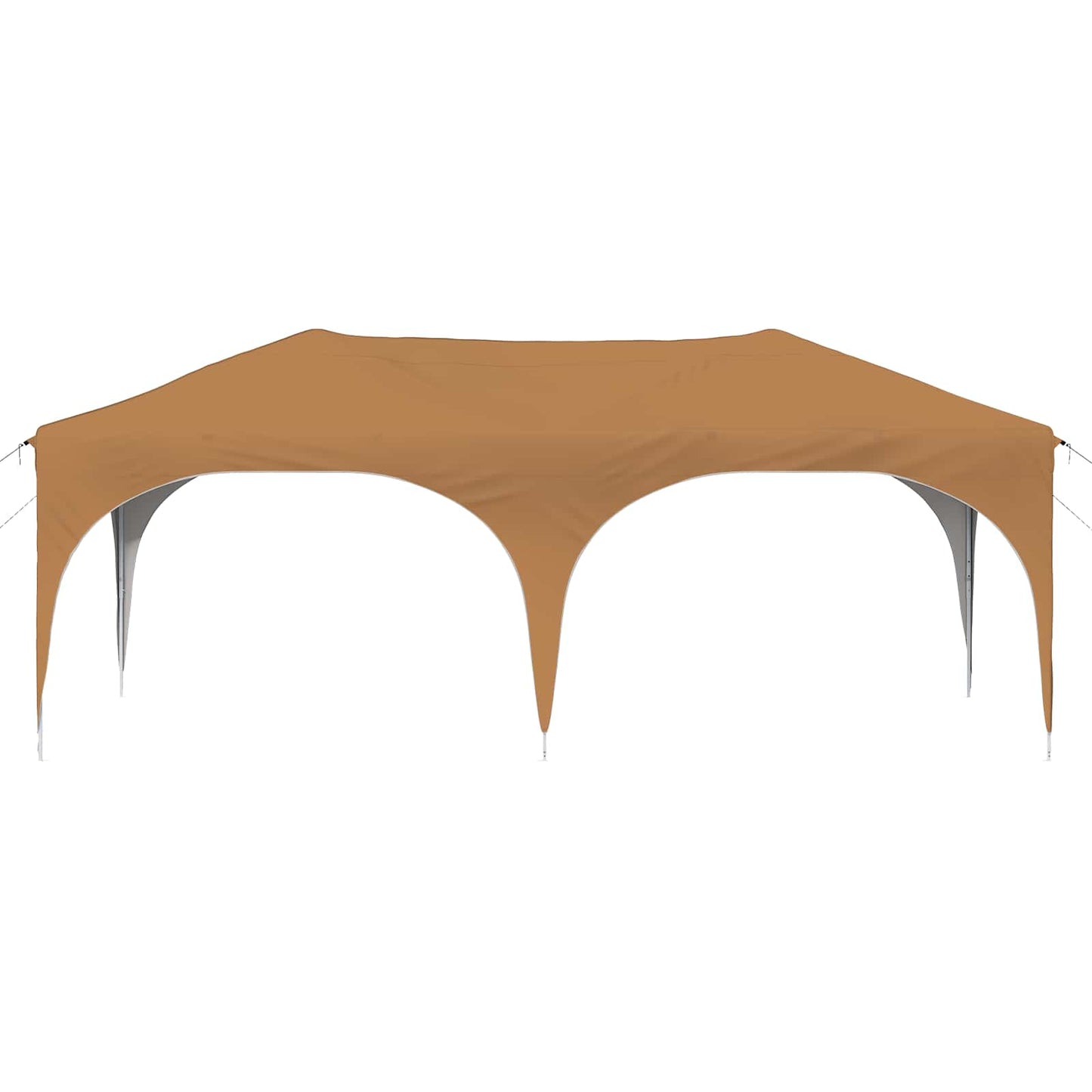 Pop-up Partyzelt 575 x 288 x 245 cm Beige Oxford-Stoff