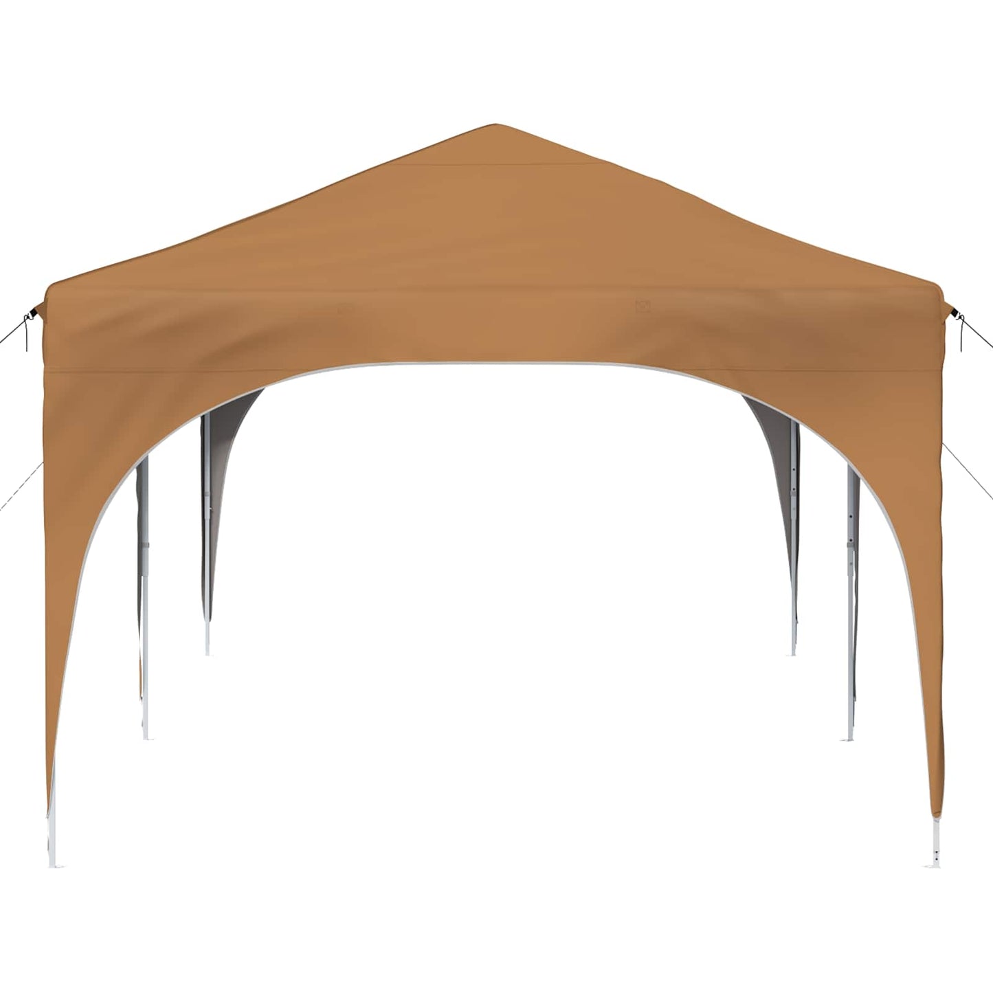 Pop-up Partyzelt 575 x 288 x 245 cm Beige Oxford-Stoff
