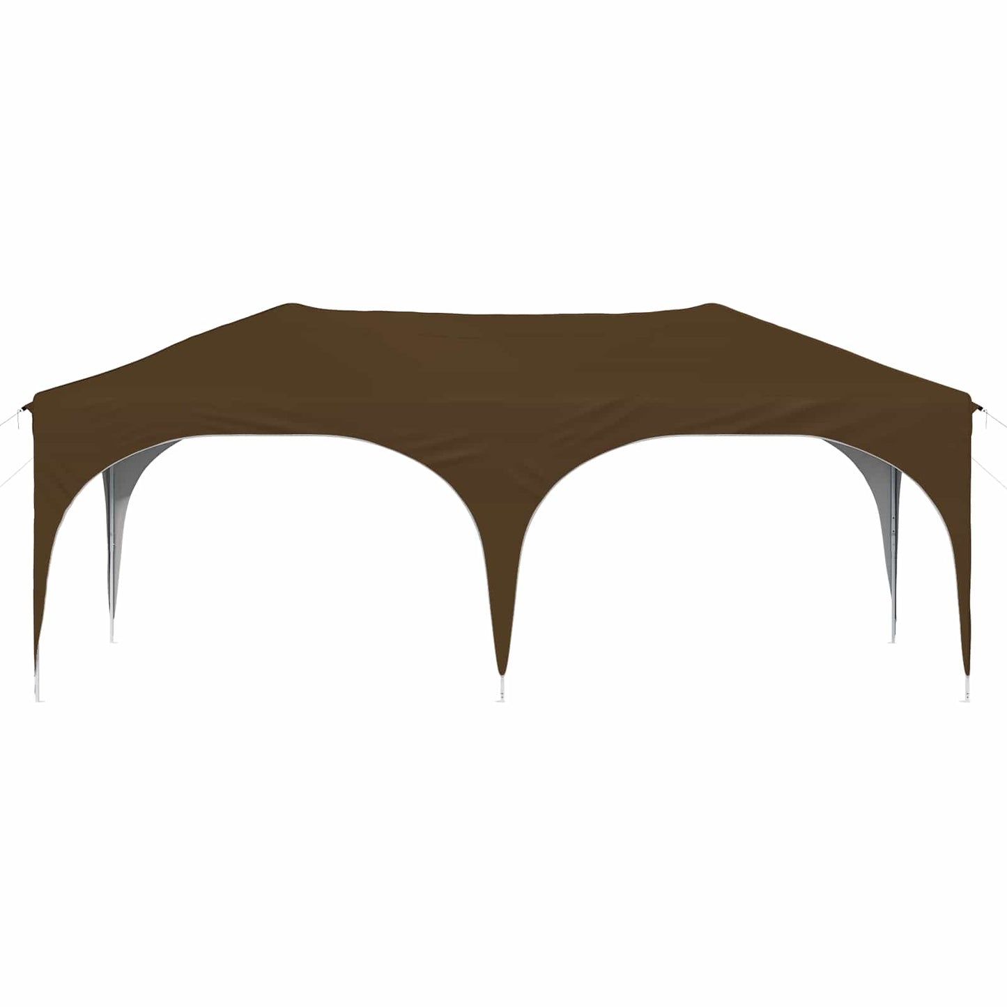 Pop-up Partyzelt 575 x 288 x 245 cm Taupe Oxford-Stoff
