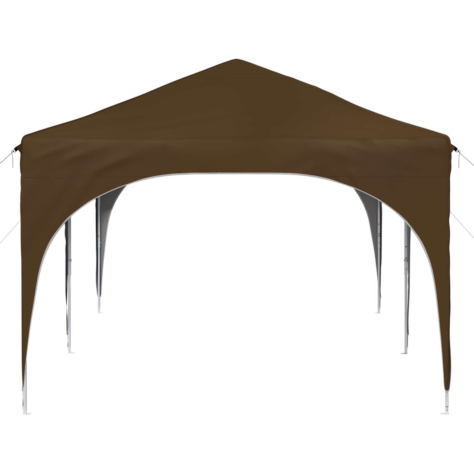 Pop-up Partyzelt 575 x 288 x 245 cm Taupe Oxford-Stoff