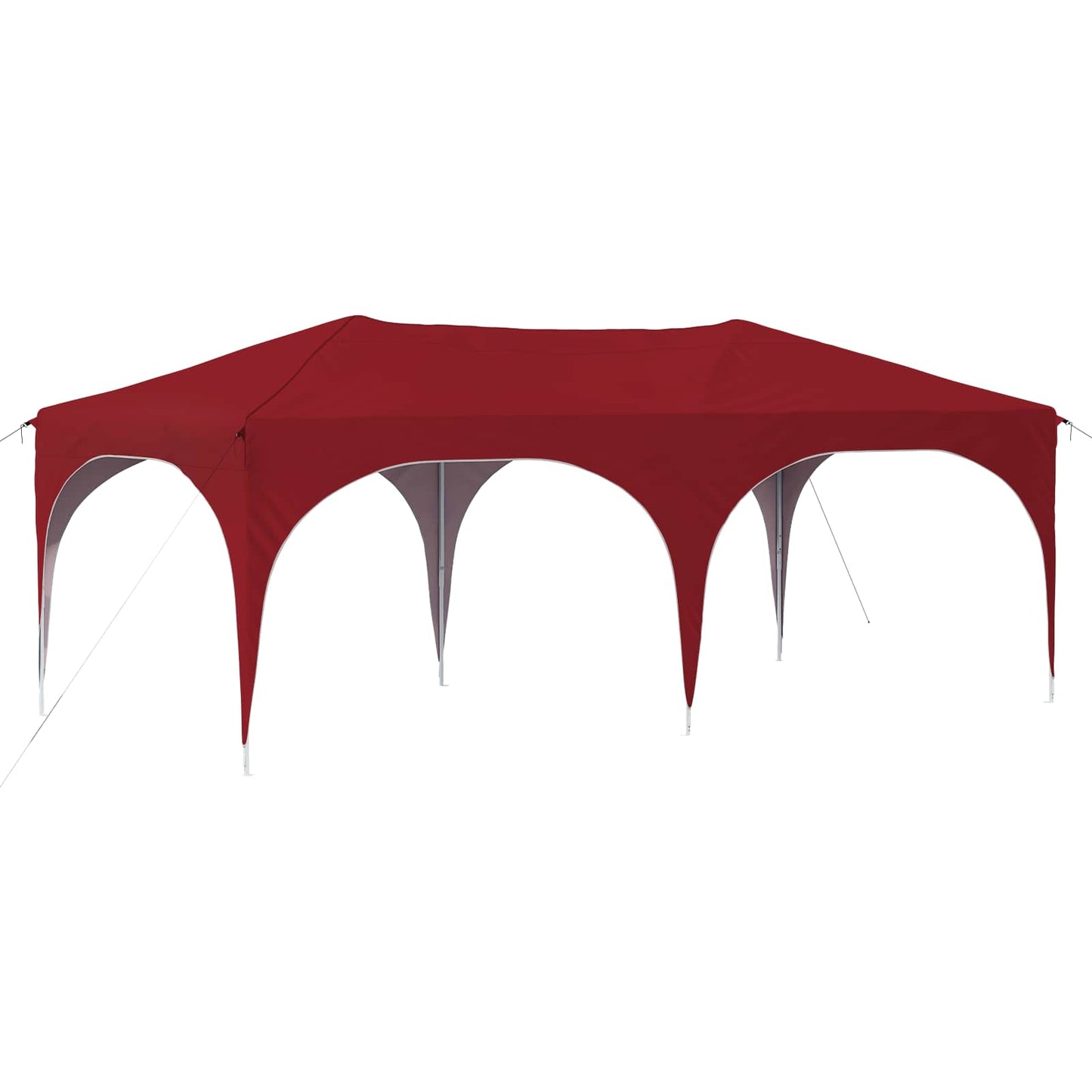 Pop-up Partyzelt 575 x 288 x 245 cm Bordeauxrot Oxford-Stoff