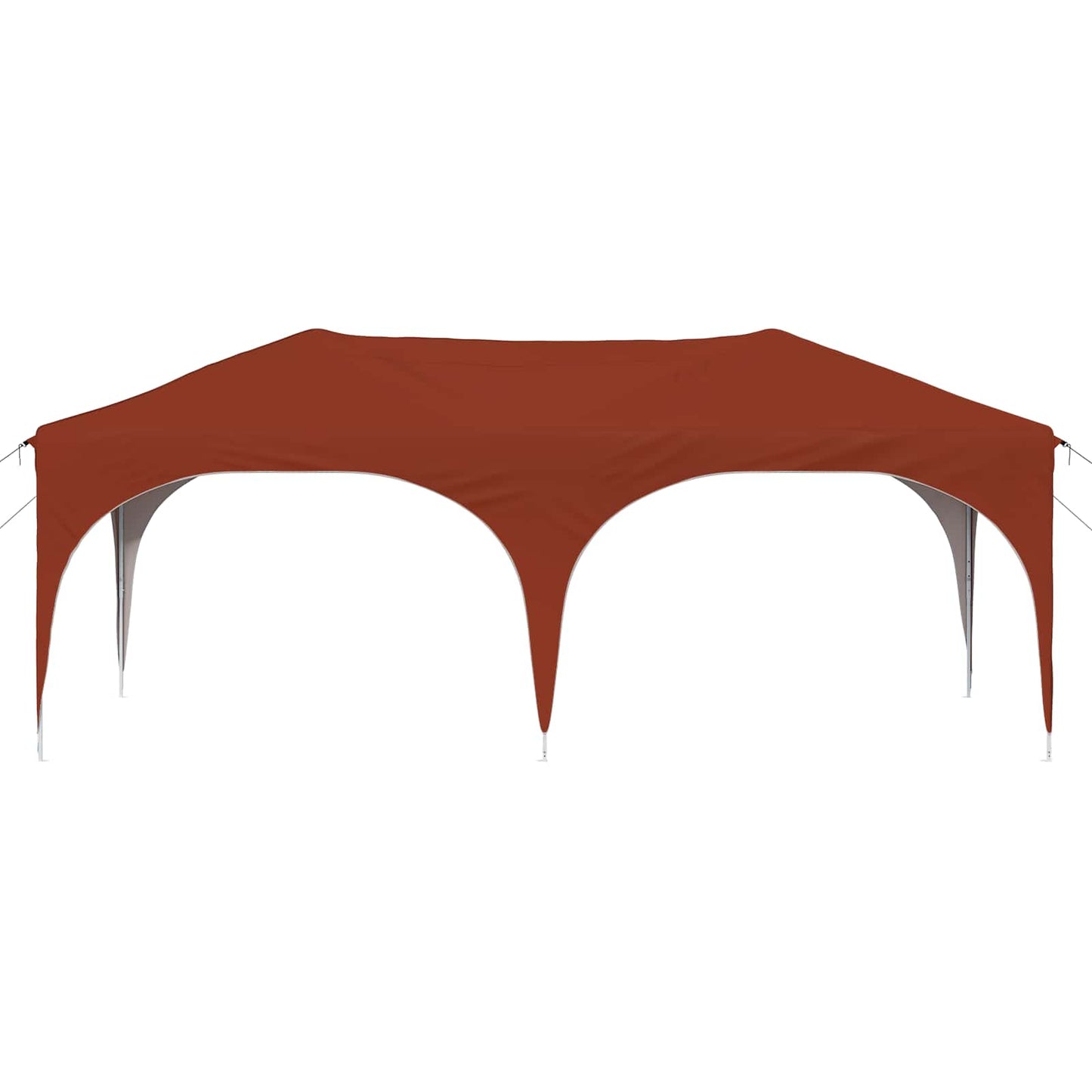 Pop-up Partyzelt 575 x 288 x 245 cm Terrakotta Oxford-Stoff