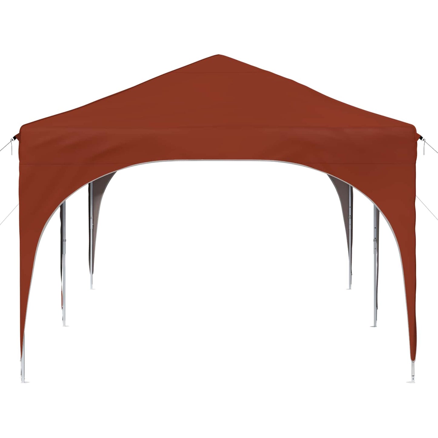 Pop-up Partyzelt 575 x 288 x 245 cm Terrakotta Oxford-Stoff