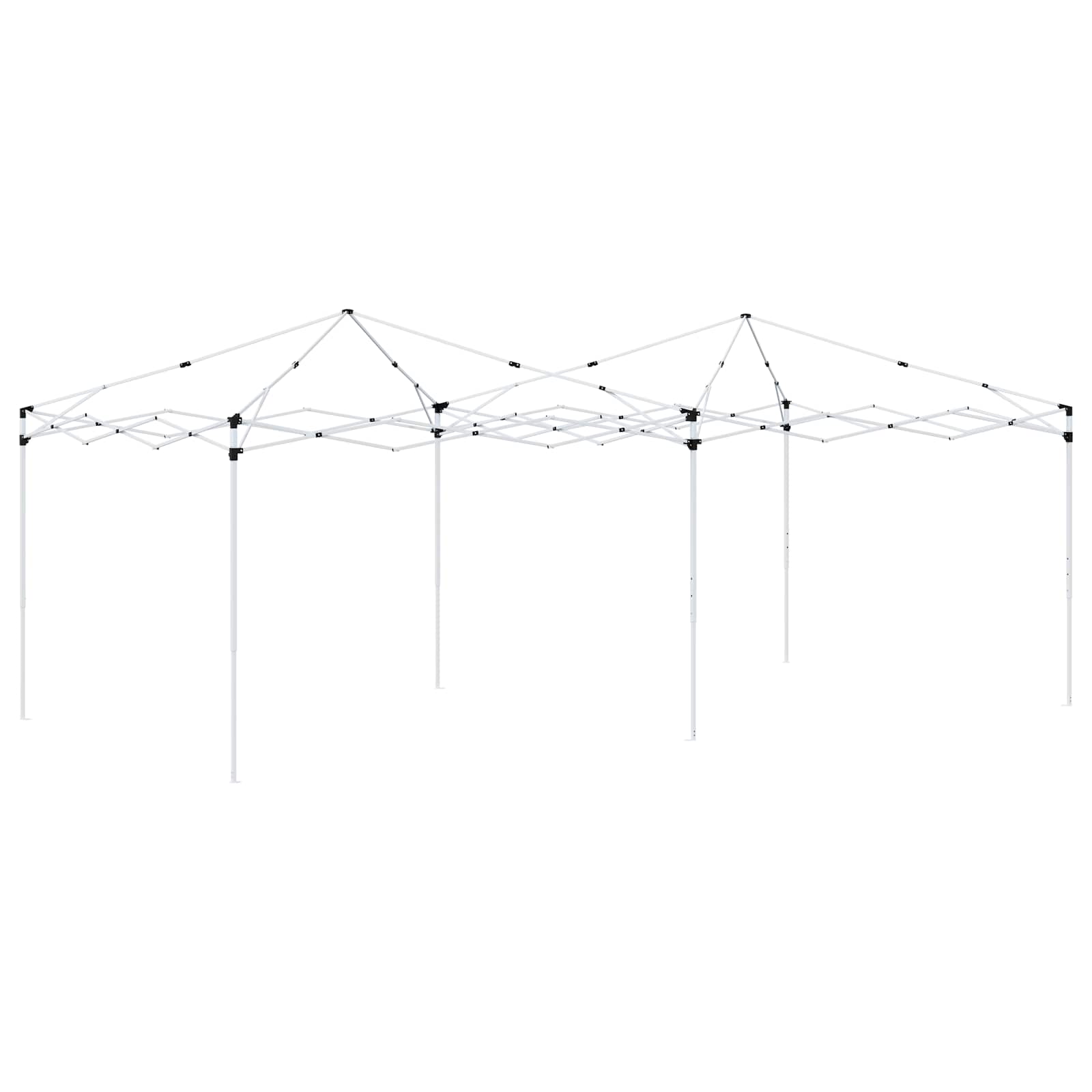 Pop-up Partyzelt 575 x 288 x 245 cm Schwarz Oxford-Stoff