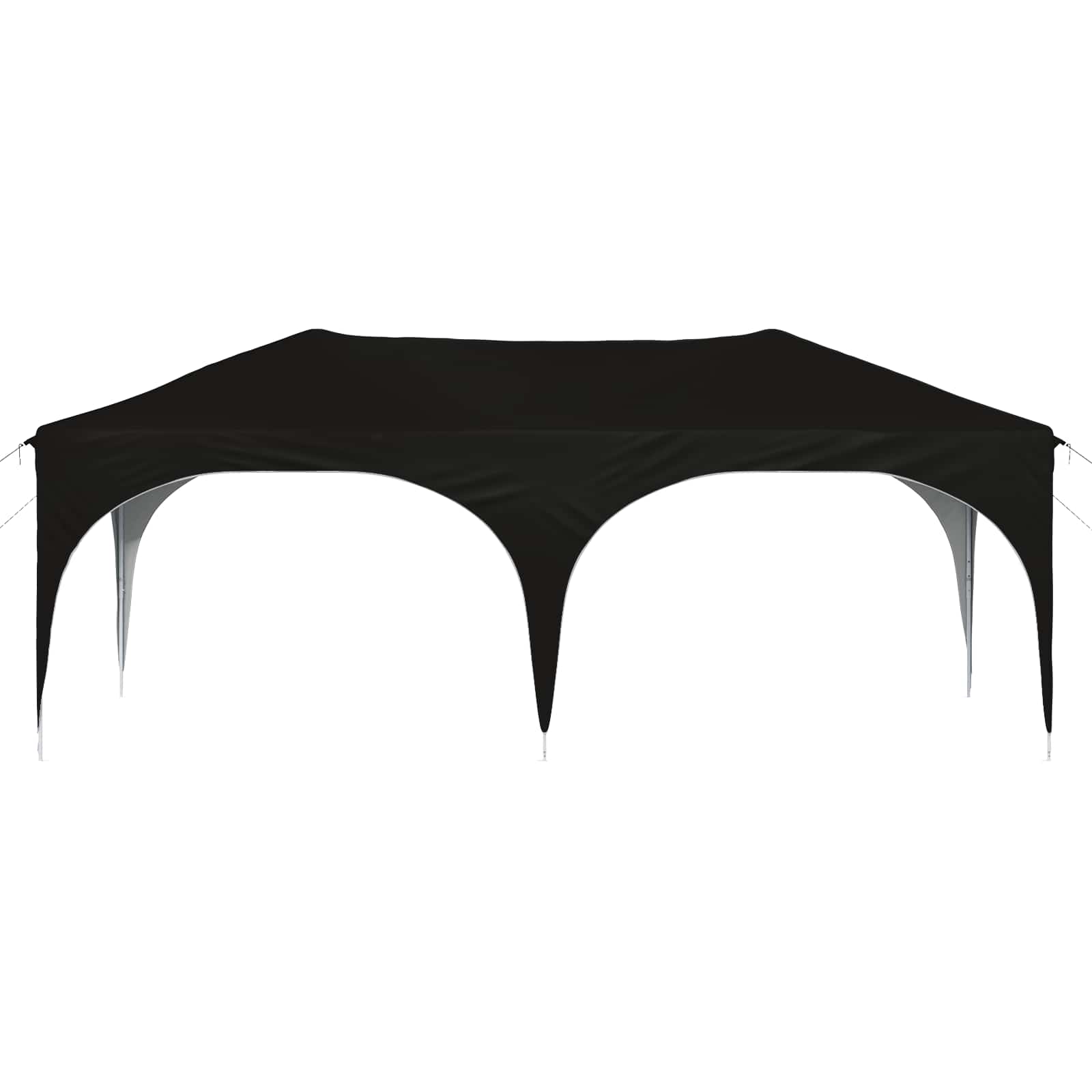 Pop-up Partyzelt 575 x 288 x 245 cm Schwarz Oxford-Stoff