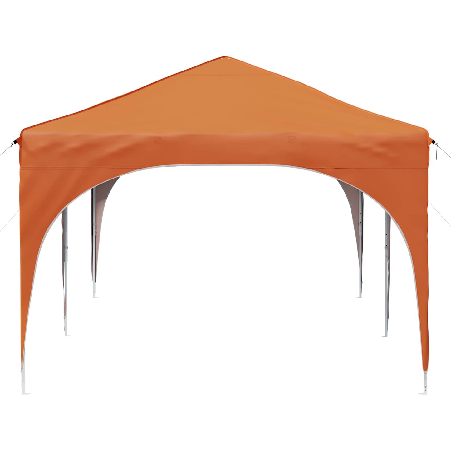 Pop-up Partyzelt 575 x 288 x 245 cm Orange Oxford-Stoff