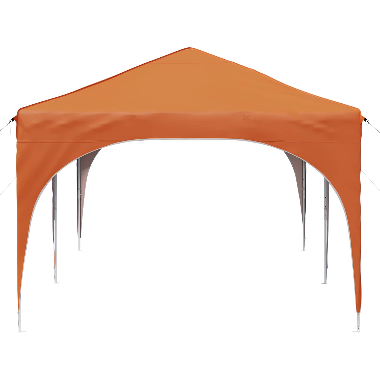Pop-up Partyzelt 575 x 288 x 245 cm Orange Oxford-Stoff