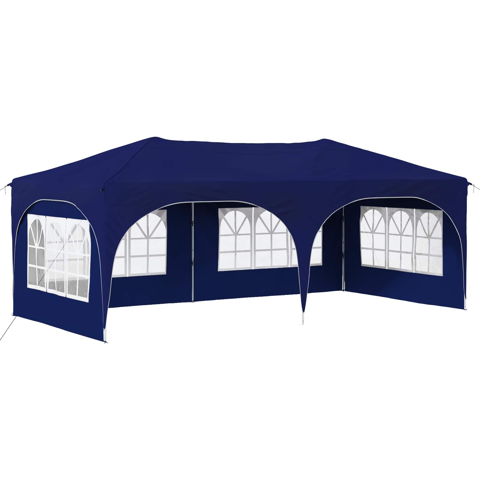 Pop-up Partyzelt 575 x 288 x 245 cm Blau Oxford-Stoff