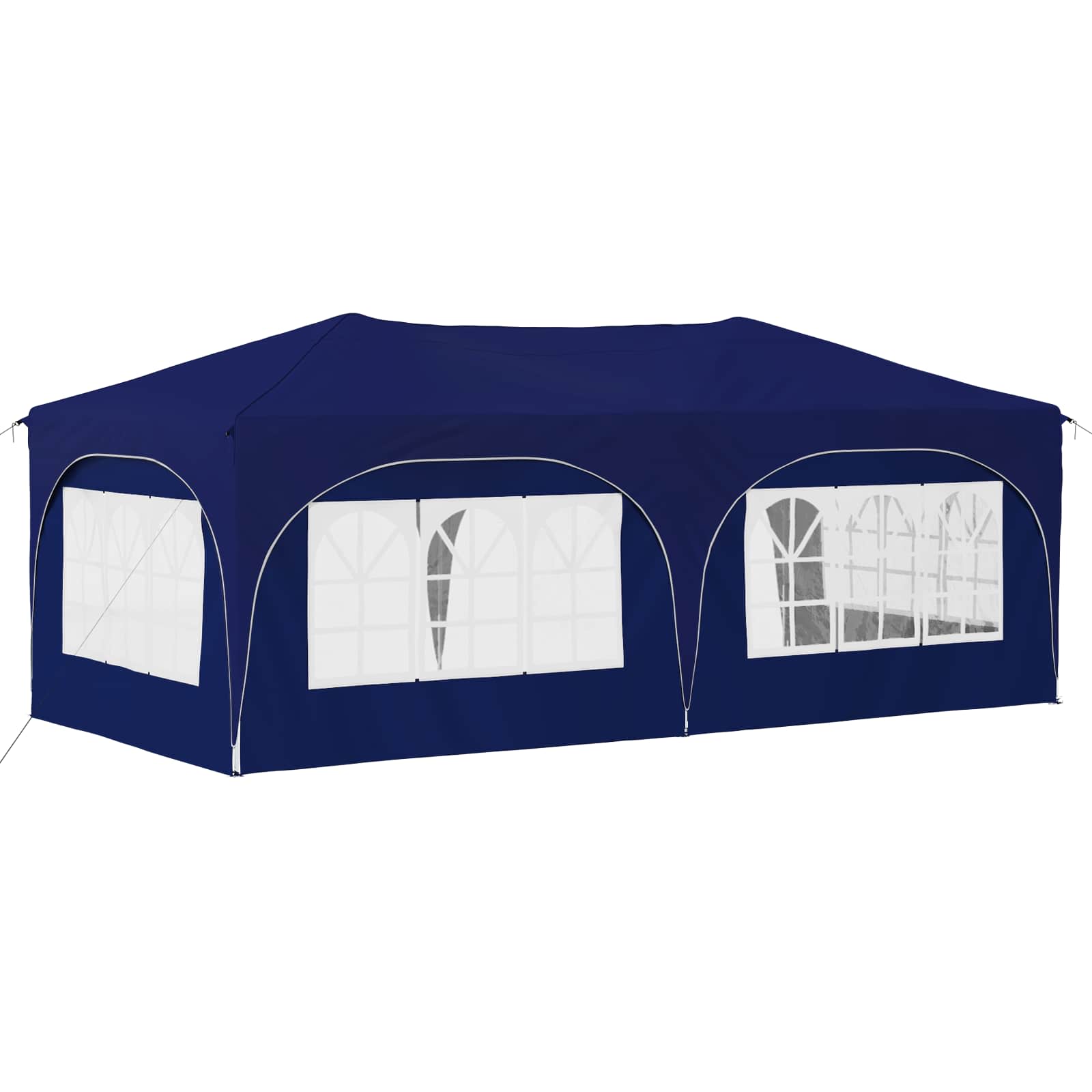 Pop-up Partyzelt 575 x 288 x 245 cm Blau Oxford-Stoff