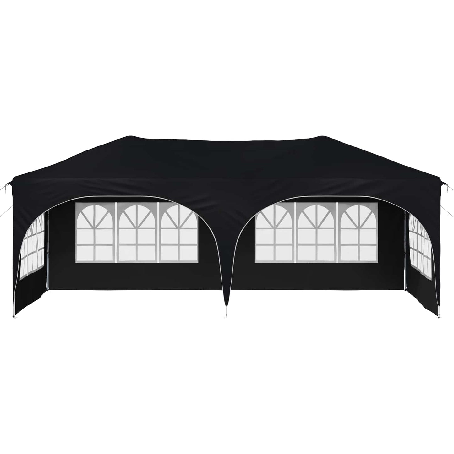 Pop-up Partyzelt 575 x 288 x 245 cm Anthrazit Oxford-Stoff