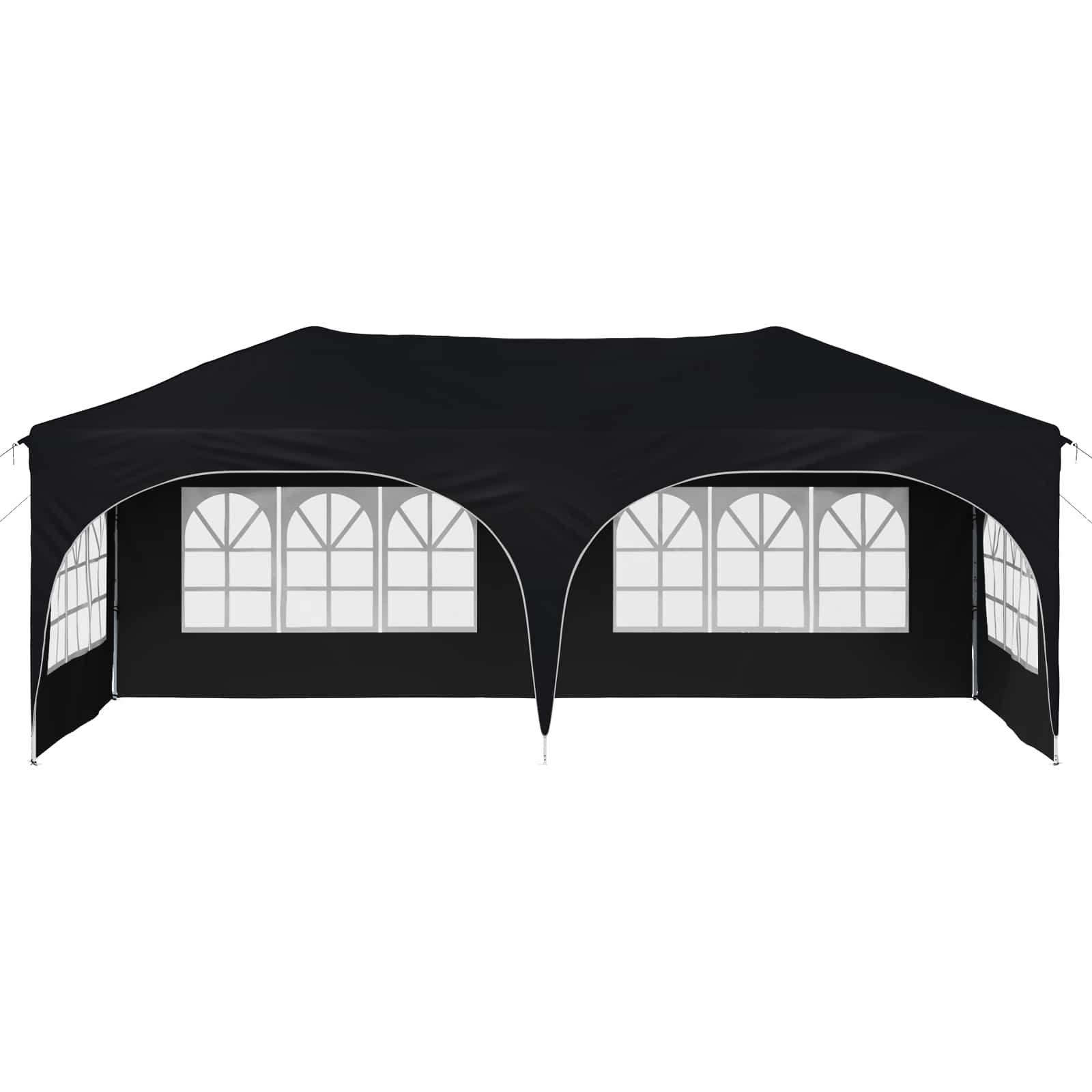 Pop-up Partyzelt 575 x 288 x 245 cm Anthrazit Oxford-Stoff