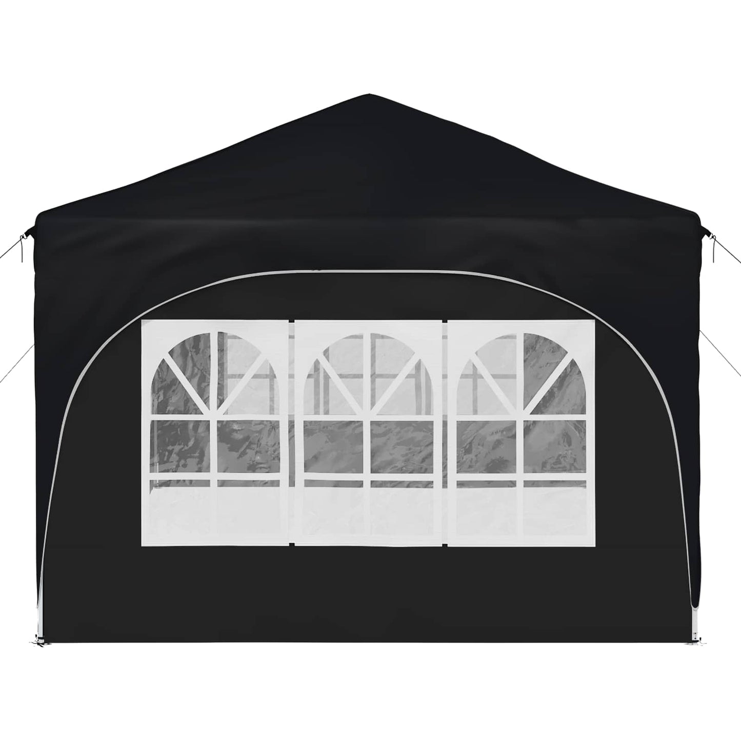 Pop-up Partyzelt 575 x 288 x 245 cm Anthrazit Oxford-Stoff