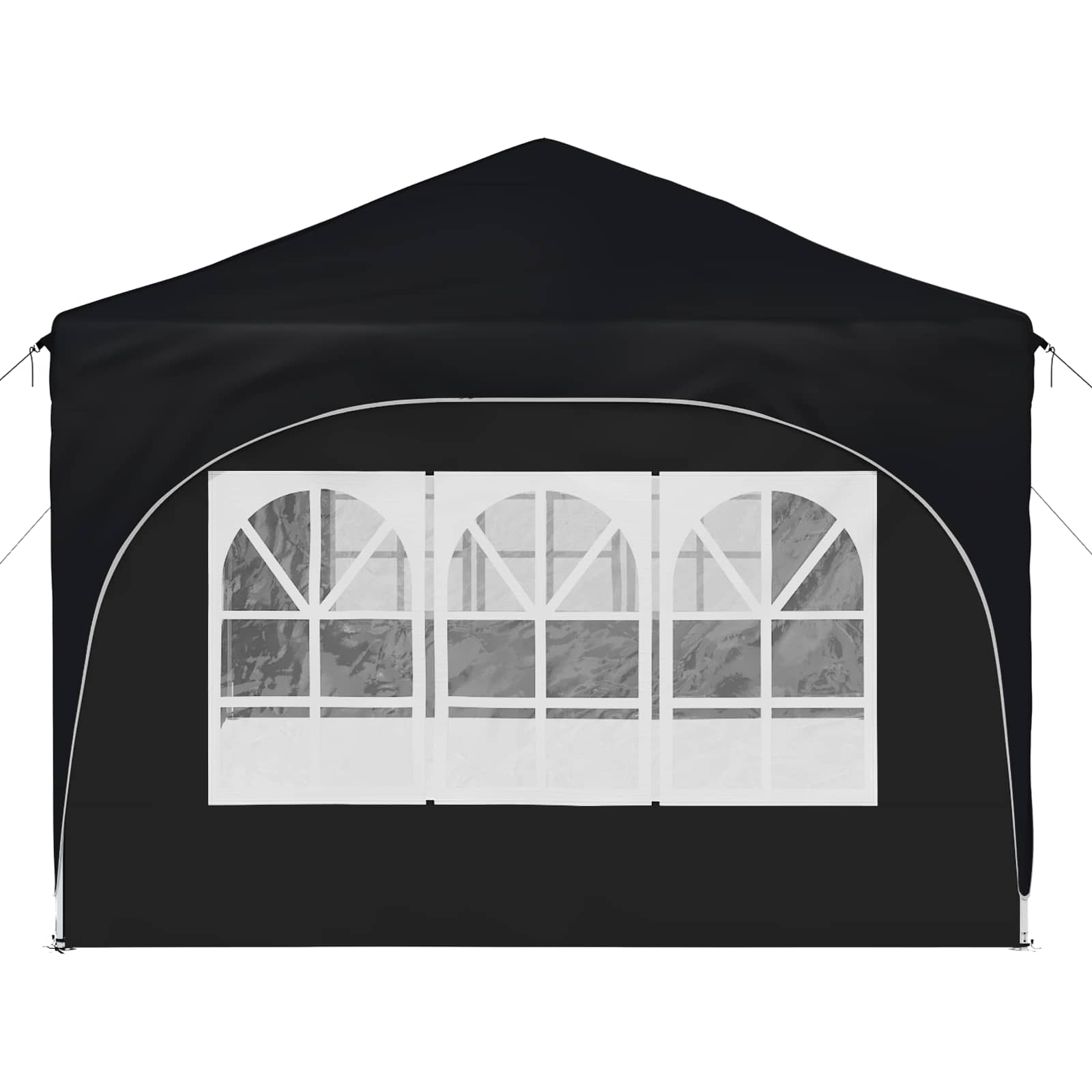 Pop-up Partyzelt 575 x 288 x 245 cm Anthrazit Oxford-Stoff