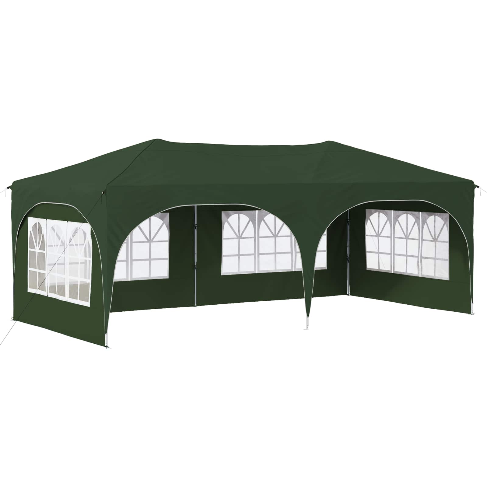 Pop-up Partyzelt 575 x 288 x 245 cm Grün Oxford-Stoff