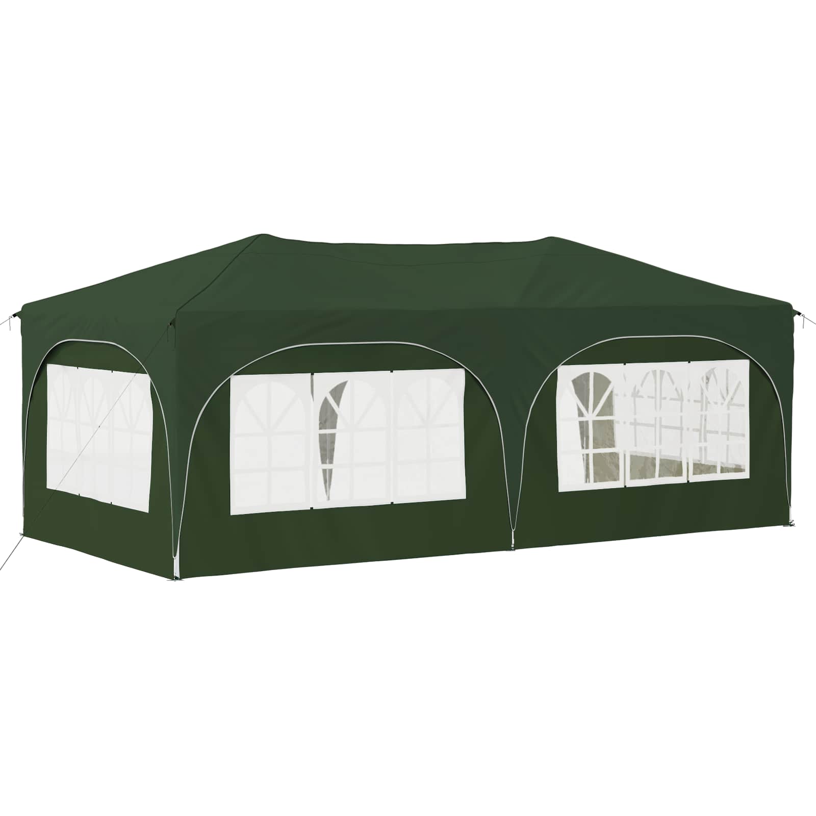 Pop-up Partyzelt 575 x 288 x 245 cm Grün Oxford-Stoff