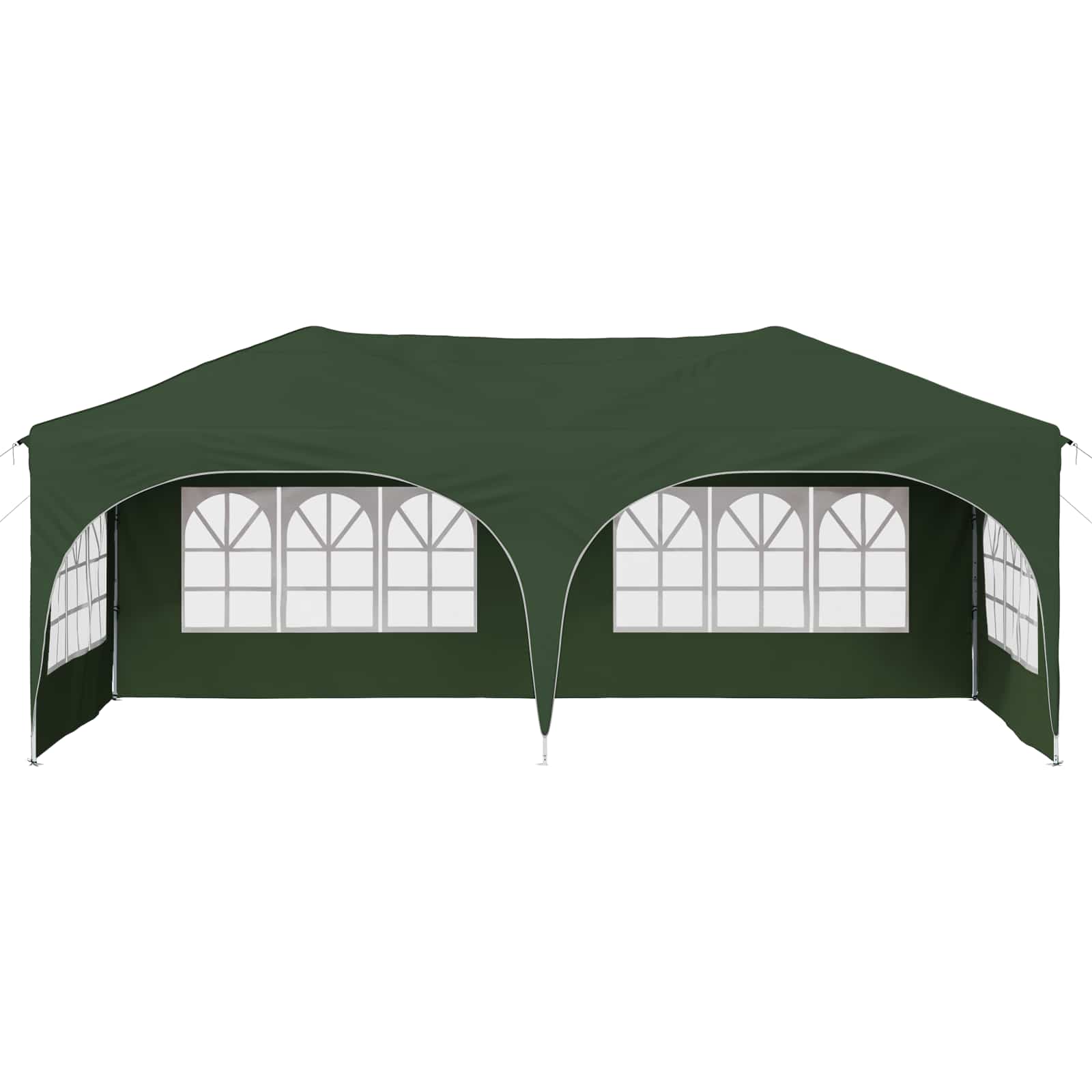 Pop-up Partyzelt 575 x 288 x 245 cm Grün Oxford-Stoff