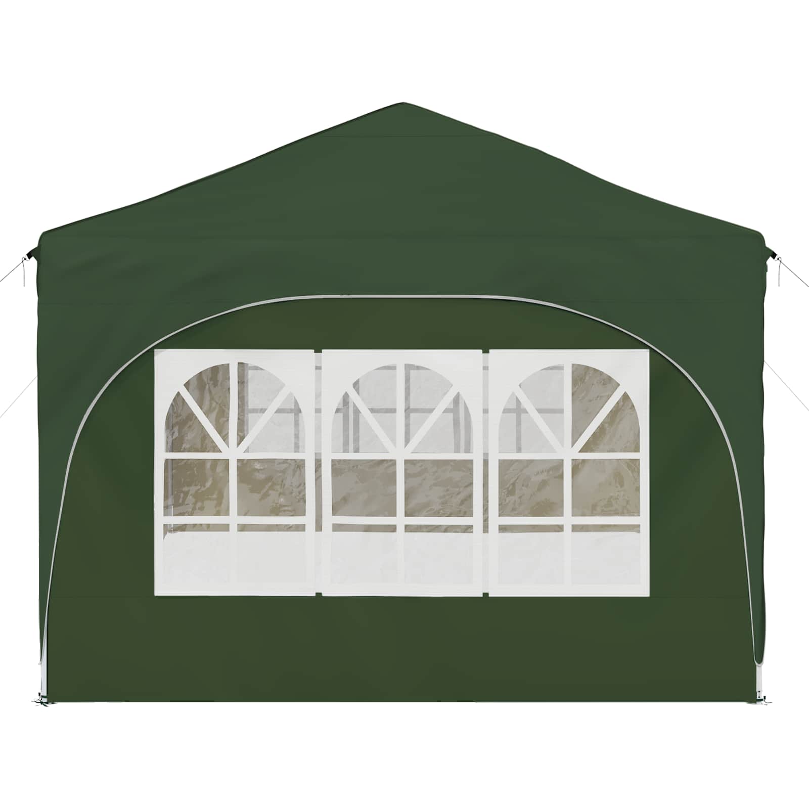 Pop-up Partyzelt 575 x 288 x 245 cm Grün Oxford-Stoff