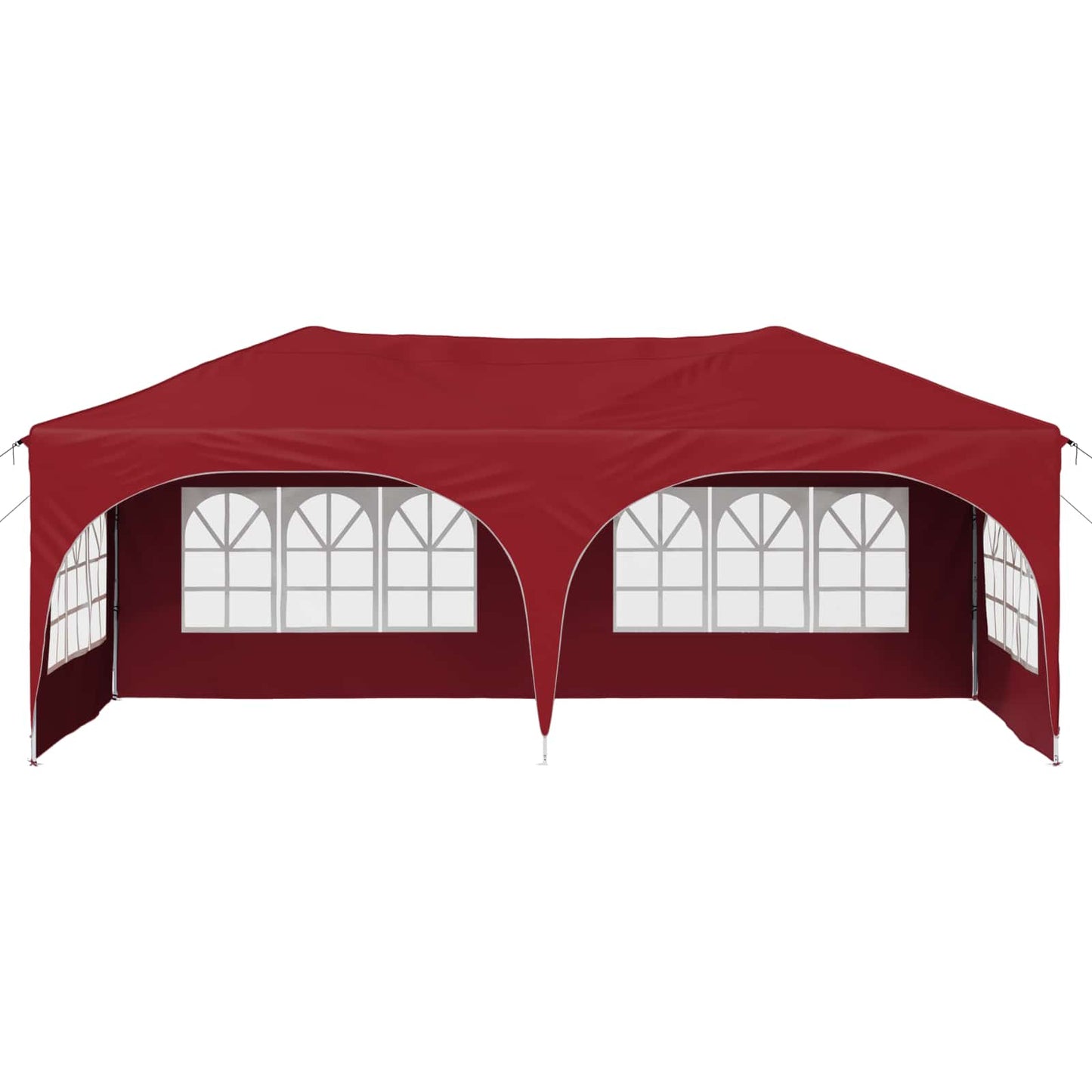 Pop-up Partyzelt 575 x 288 x 245 cm Bordeauxrot Oxford-Stoff