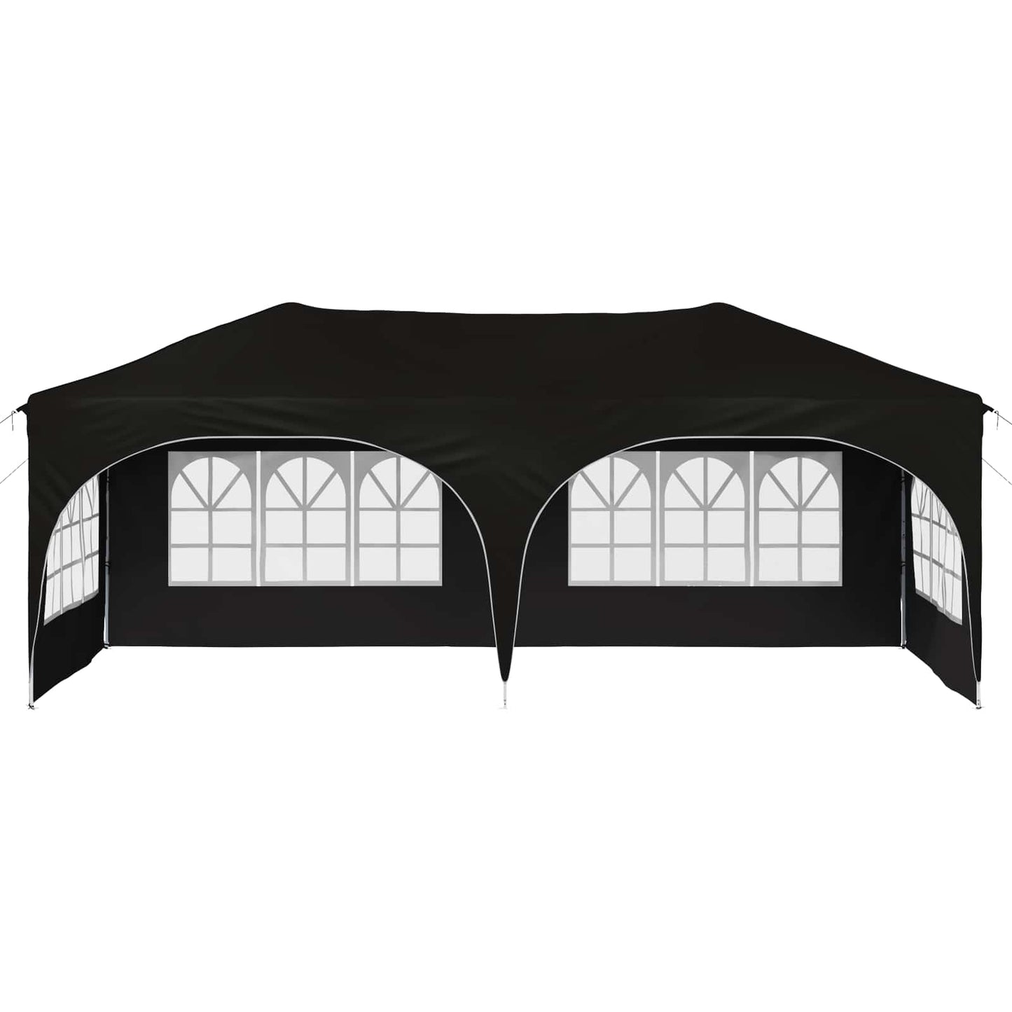 Pop-up Partyzelt 575 x 288 x 245 cm Schwarz Oxford-Stoff