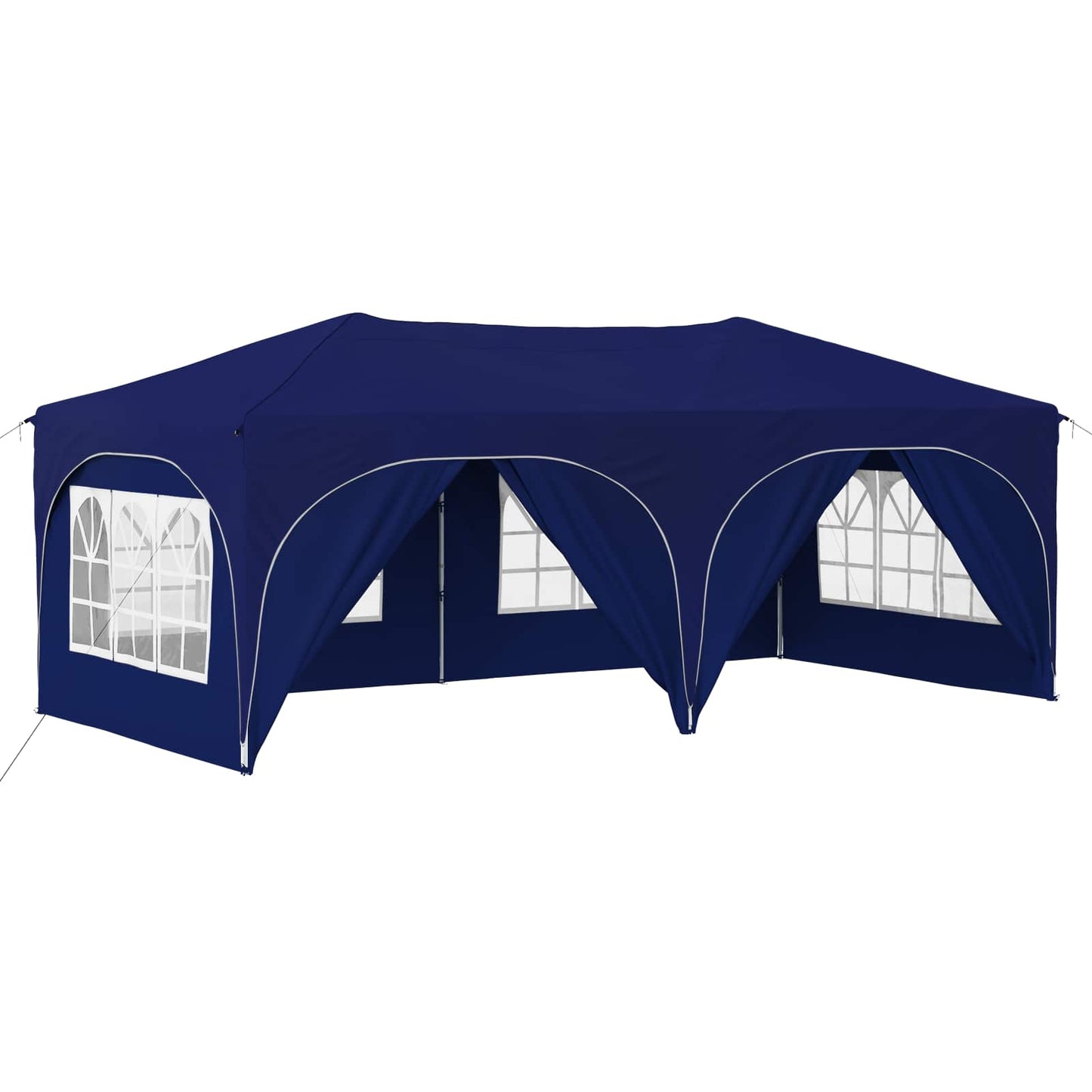 Pop-up Partyzelt 575 x 288 x 245 cm Blau Oxford-Stoff