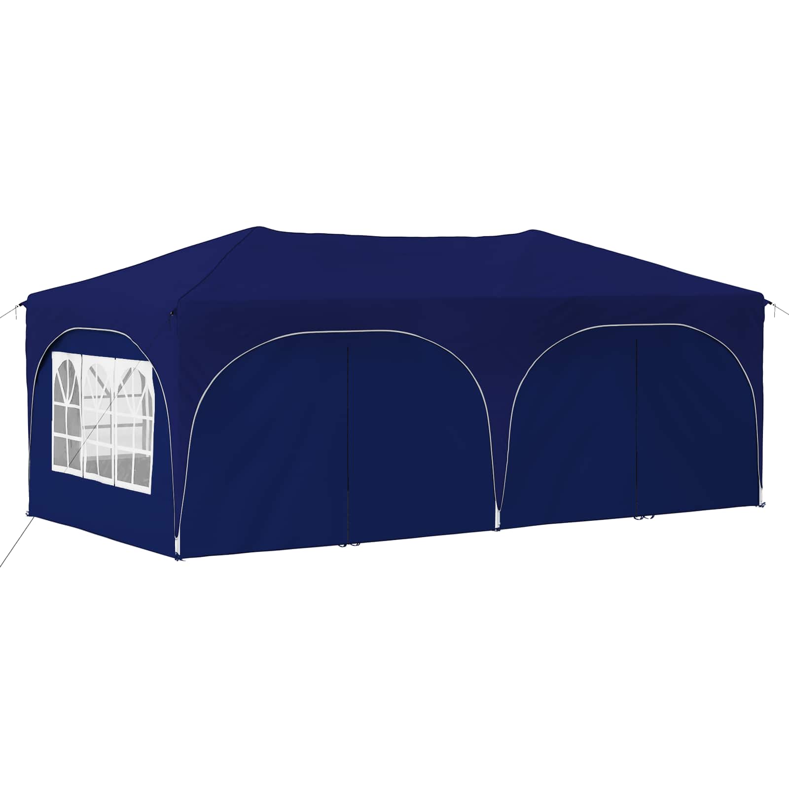 Pop-up Partyzelt 575 x 288 x 245 cm Blau Oxford-Stoff