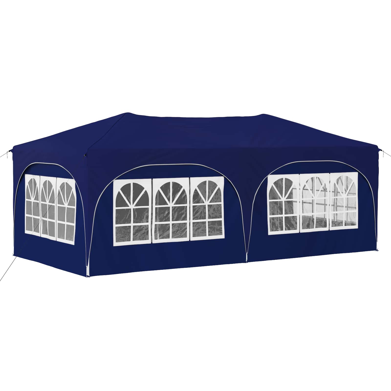 Pop-up Partyzelt 575 x 288 x 245 cm Blau Oxford-Stoff