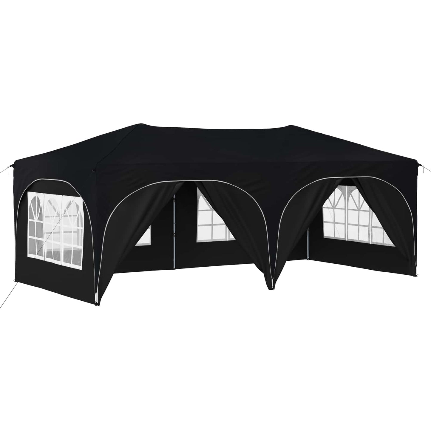 Pop-up Partyzelt 575 x 288 x 245 cm Anthrazit Oxford-Stoff