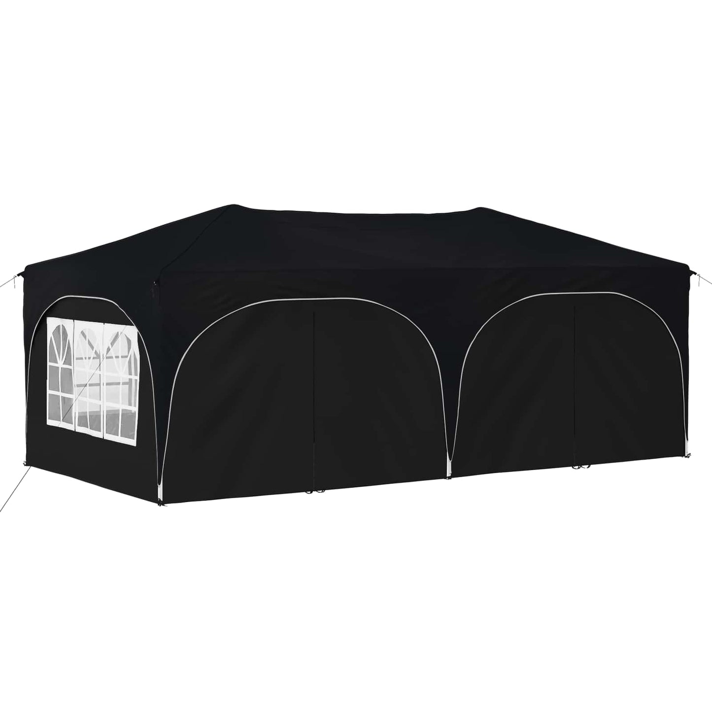 Pop-up Partyzelt 575 x 288 x 245 cm Anthrazit Oxford-Stoff