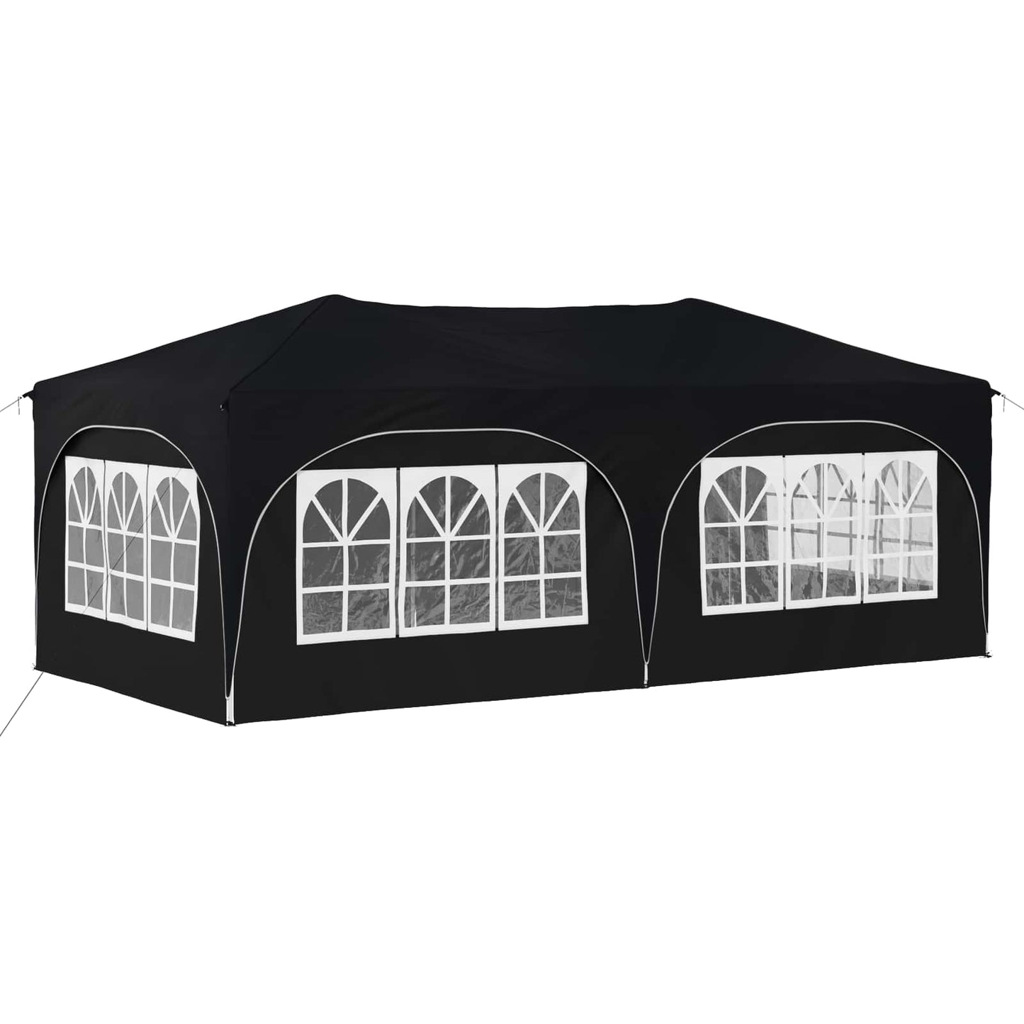 Pop-up Partyzelt 575 x 288 x 245 cm Anthrazit Oxford-Stoff
