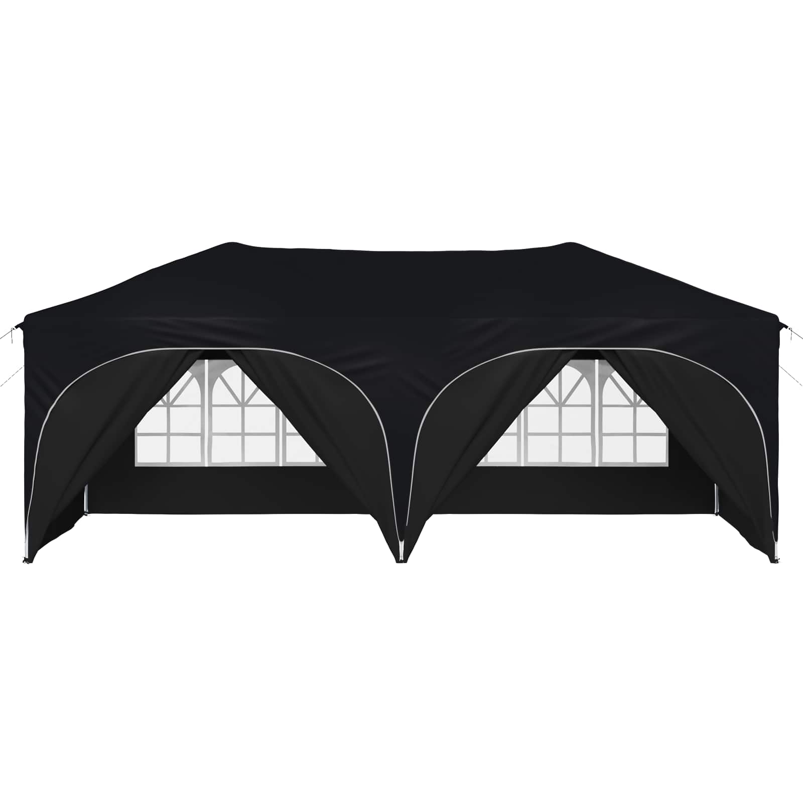 Pop-up Partyzelt 575 x 288 x 245 cm Anthrazit Oxford-Stoff