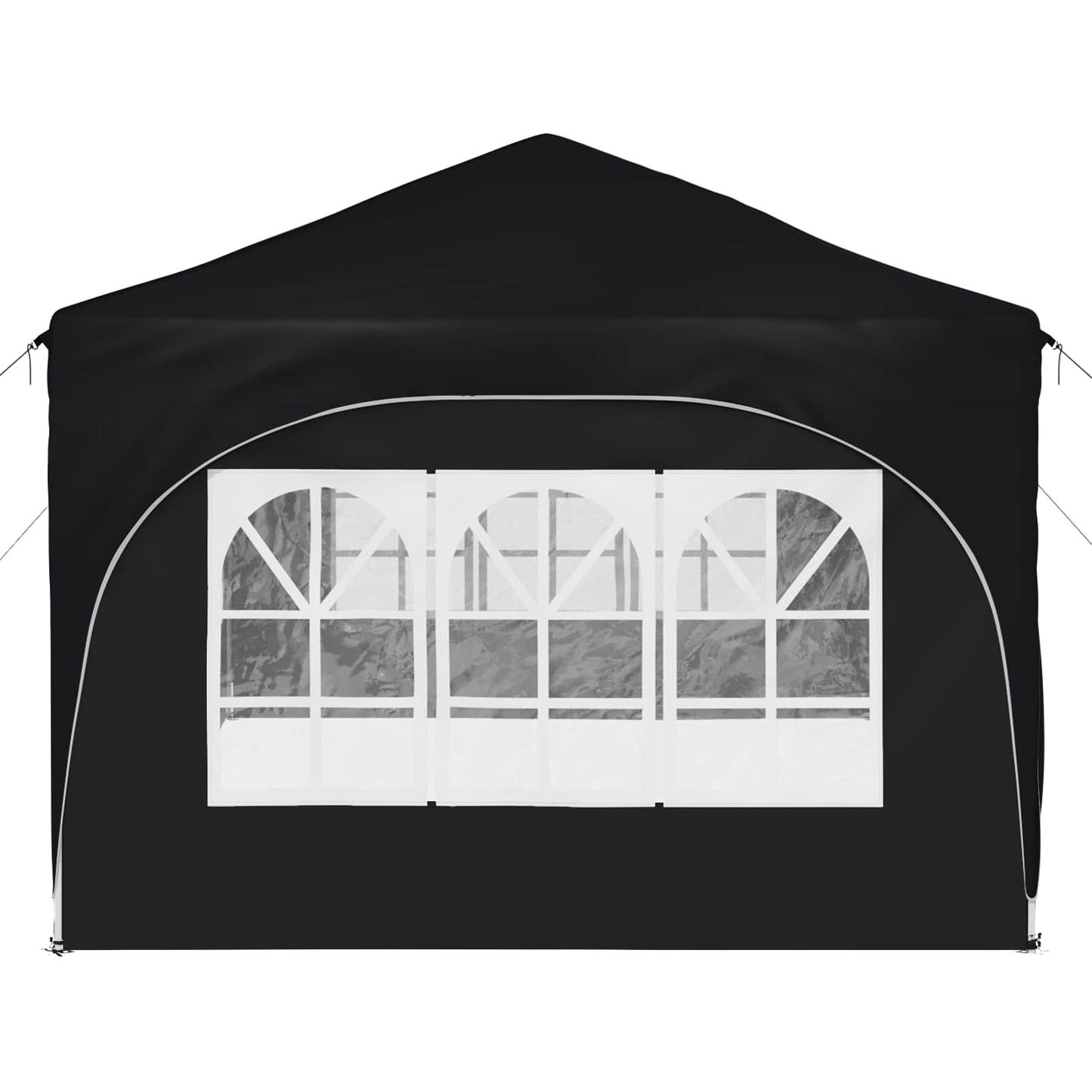 Pop-up Partyzelt 575 x 288 x 245 cm Anthrazit Oxford-Stoff