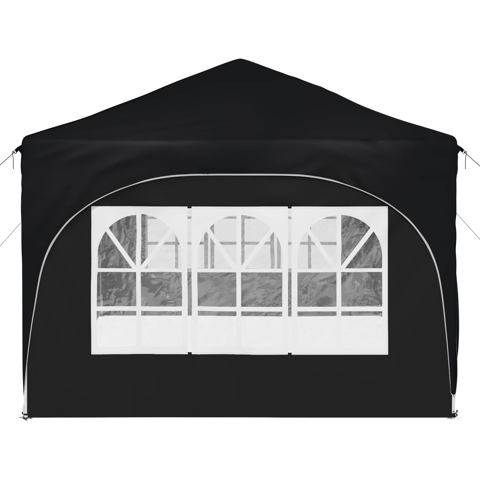 Pop-up Partyzelt 575 x 288 x 245 cm Anthrazit Oxford-Stoff