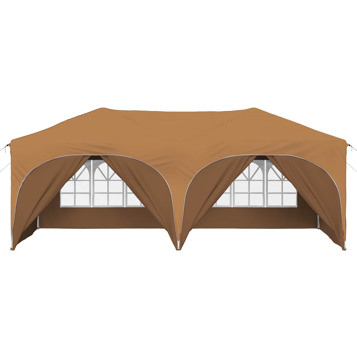 Pop-up Partyzelt 575 x 288 x 245 cm Beige Oxford-Stoff